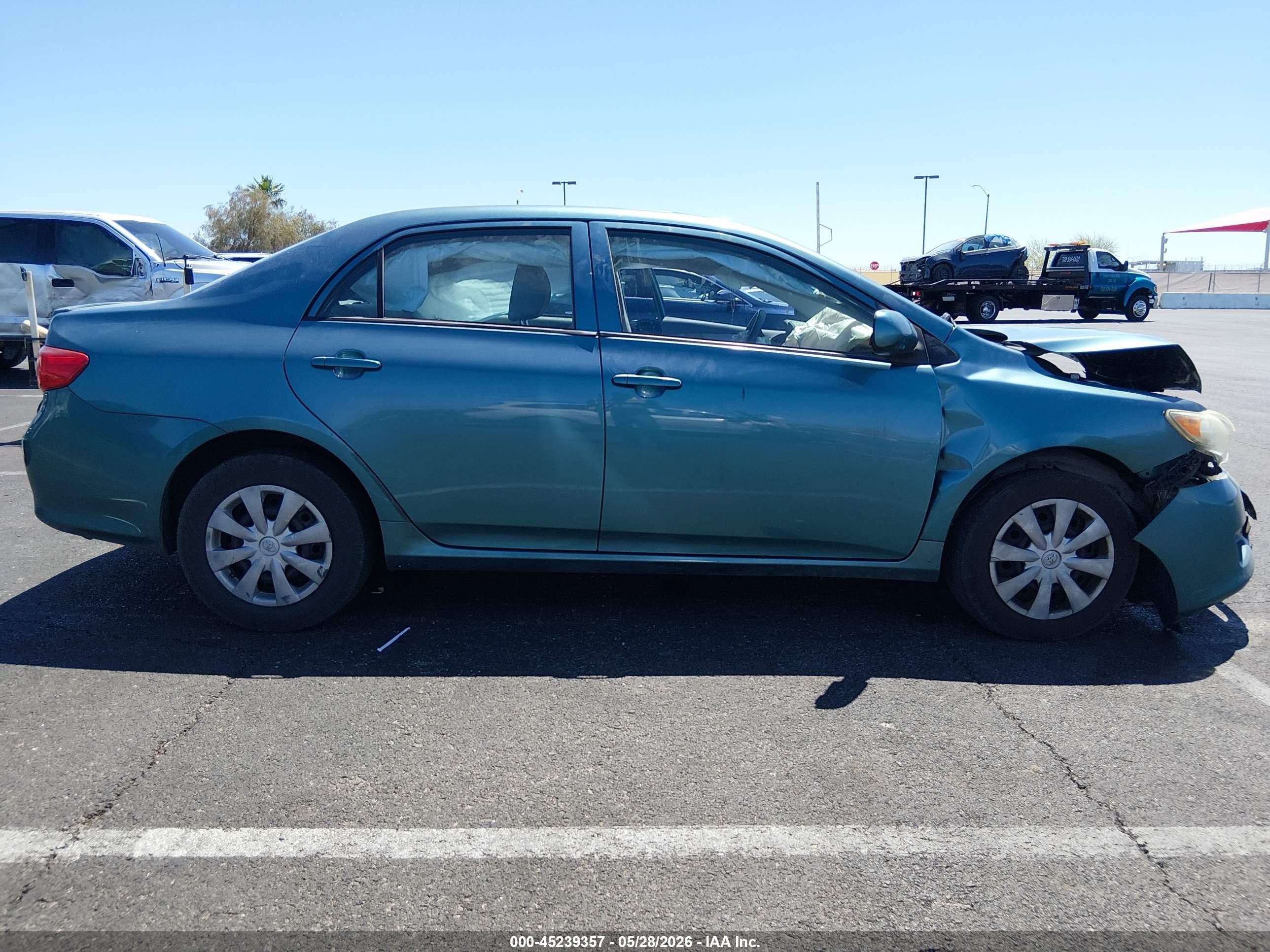 2009 Toyota Corolla Le Blue vin: 2T1BU40E89C101953