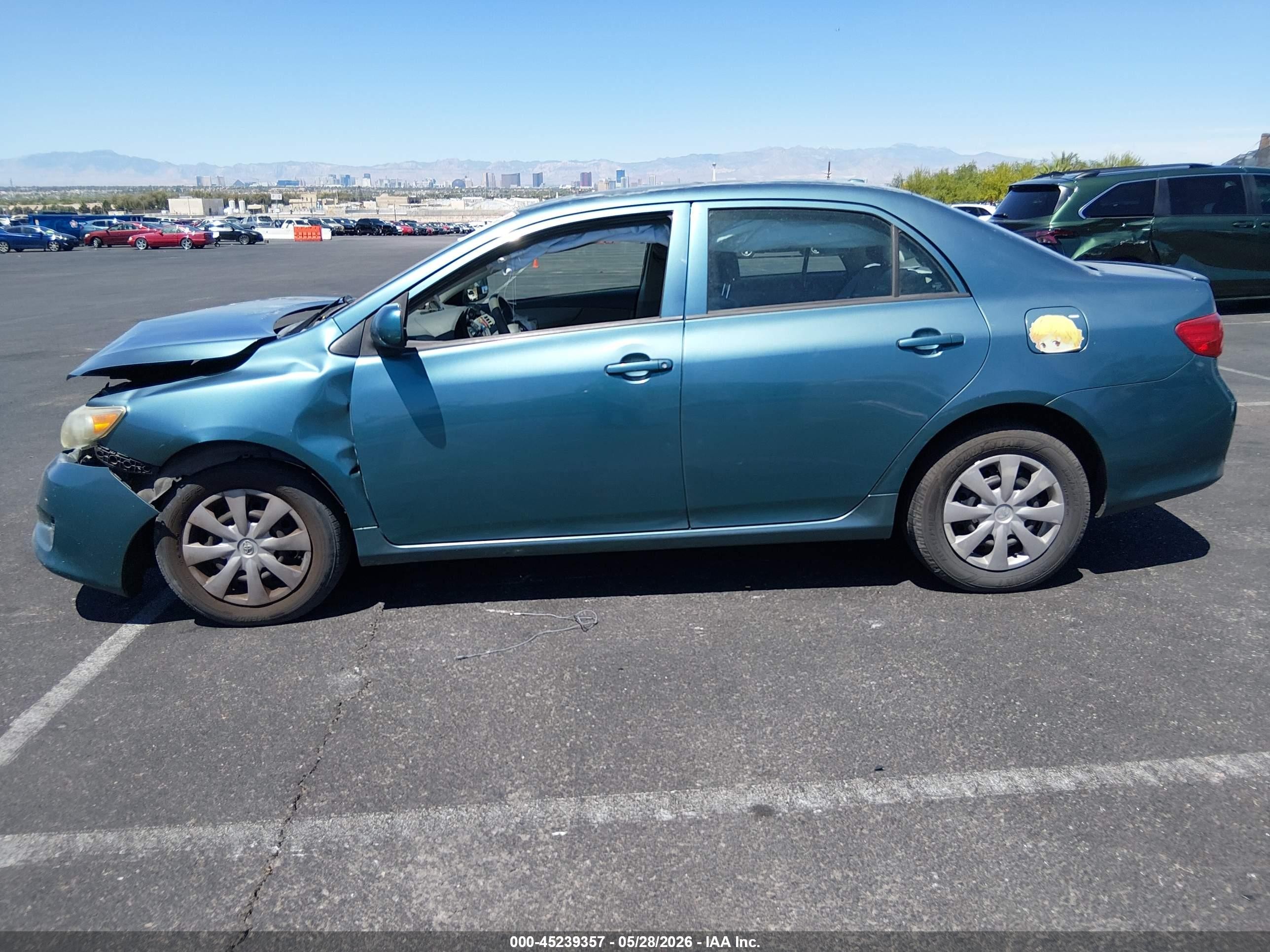 2009 Toyota Corolla Le Blue vin: 2T1BU40E89C101953