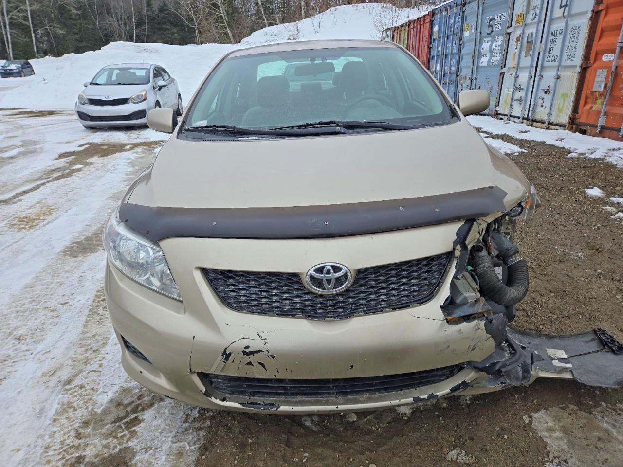 2009 Toyota Corolla Base Beige vin: 2T1BU40E89C120728