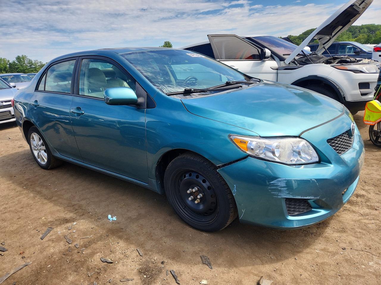 2009 Toyota Corolla Xle Teal vin: 2T1BU40E89C121863