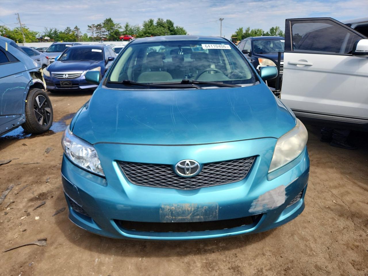 2009 Toyota Corolla Xle Teal vin: 2T1BU40E89C121863