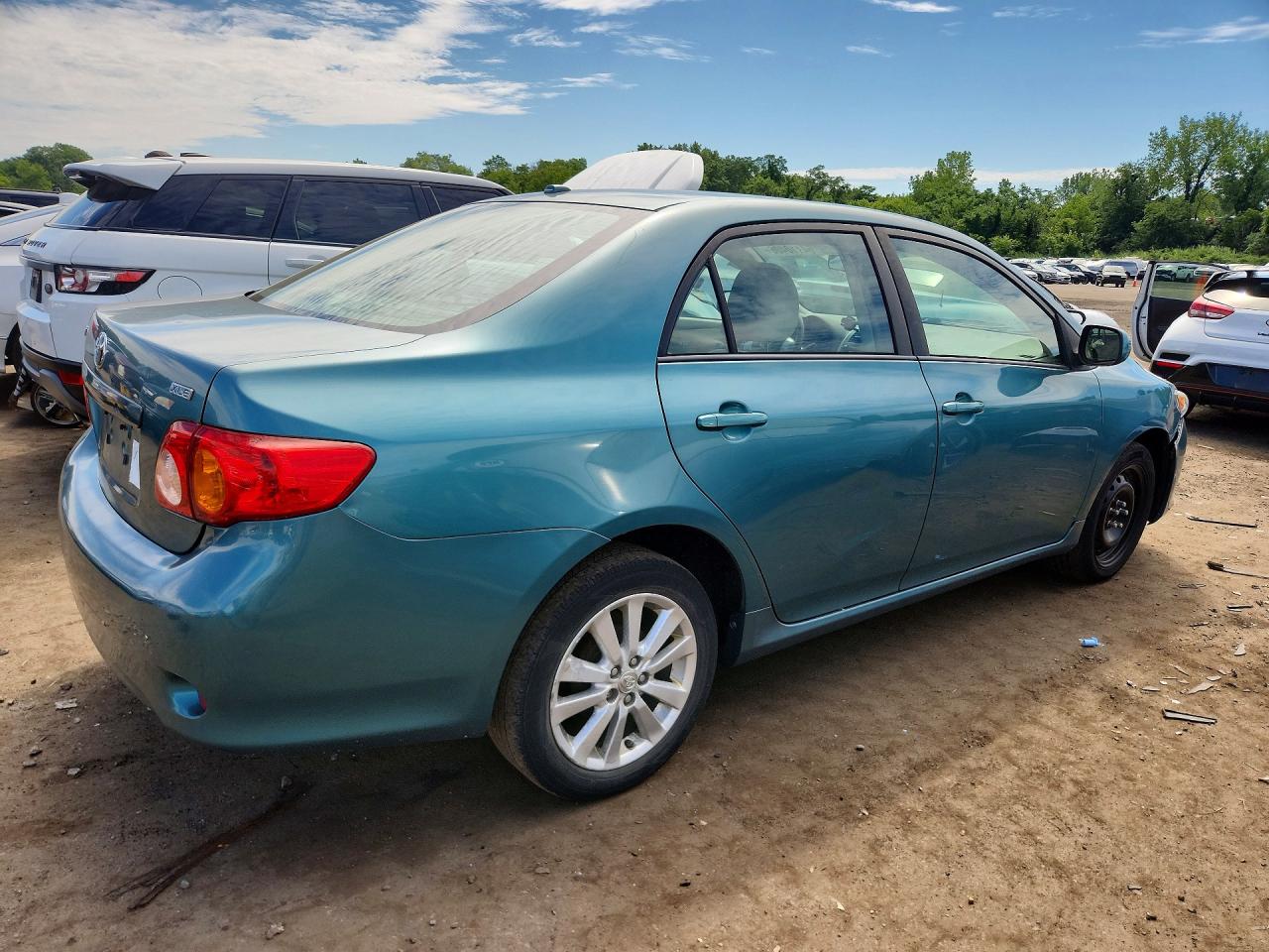 2009 Toyota Corolla Xle Teal vin: 2T1BU40E89C121863