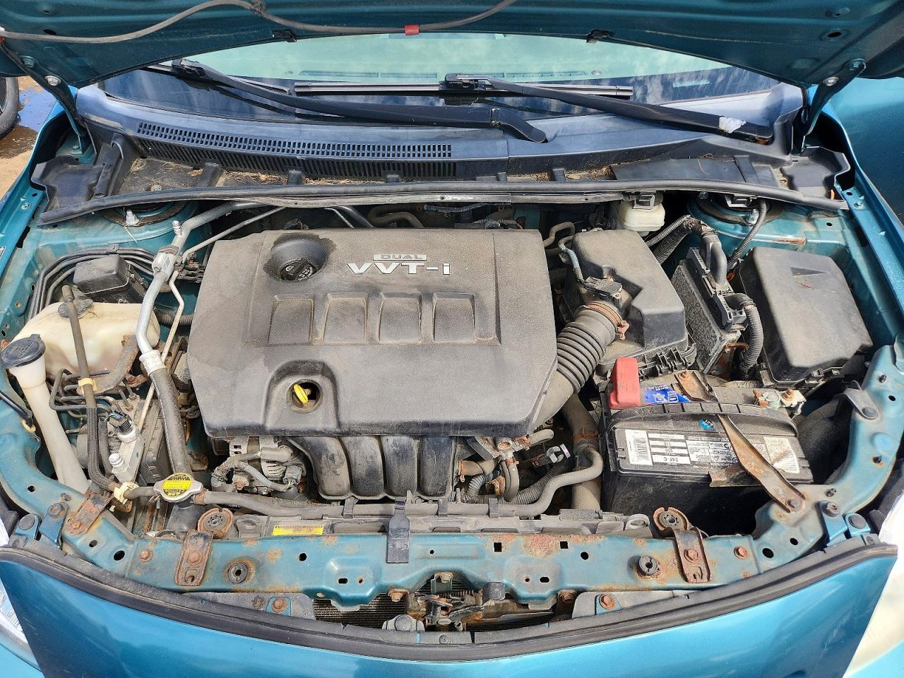 2009 Toyota Corolla Xle Teal vin: 2T1BU40E89C121863