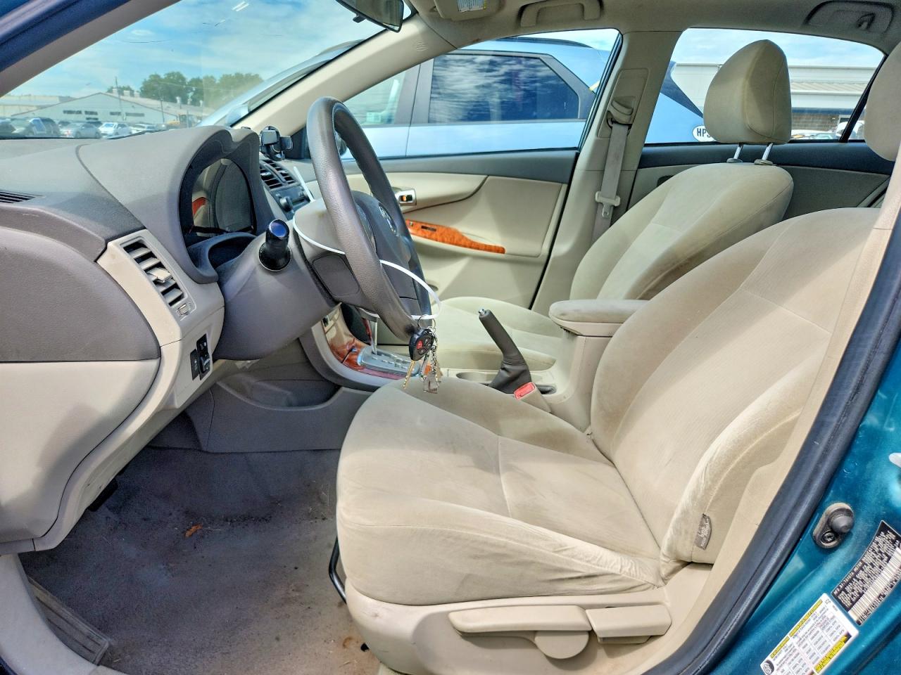 2009 Toyota Corolla Xle Teal vin: 2T1BU40E89C121863