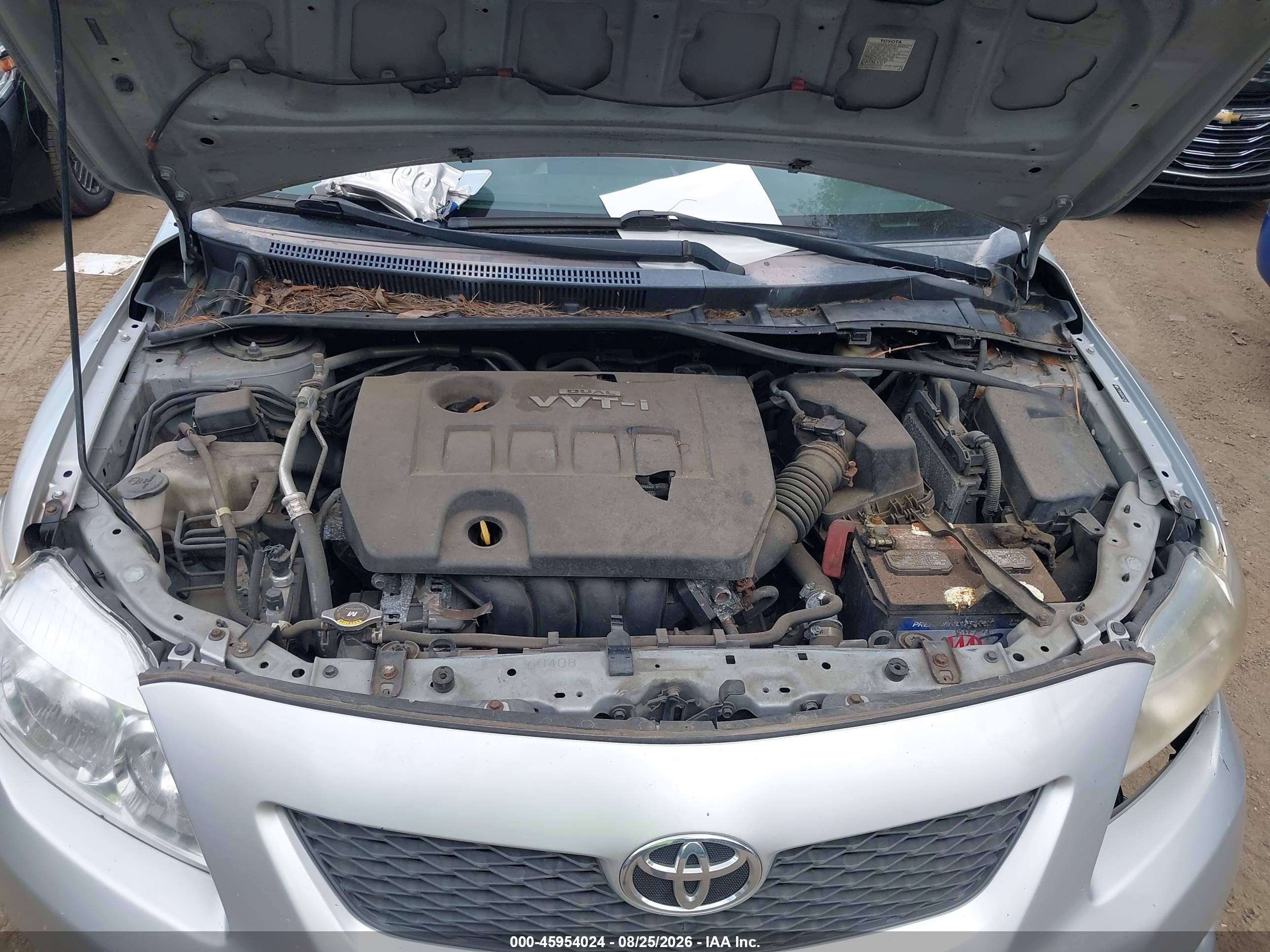 2009 Toyota Corolla Le Silver vin: 2T1BU40E89C152983