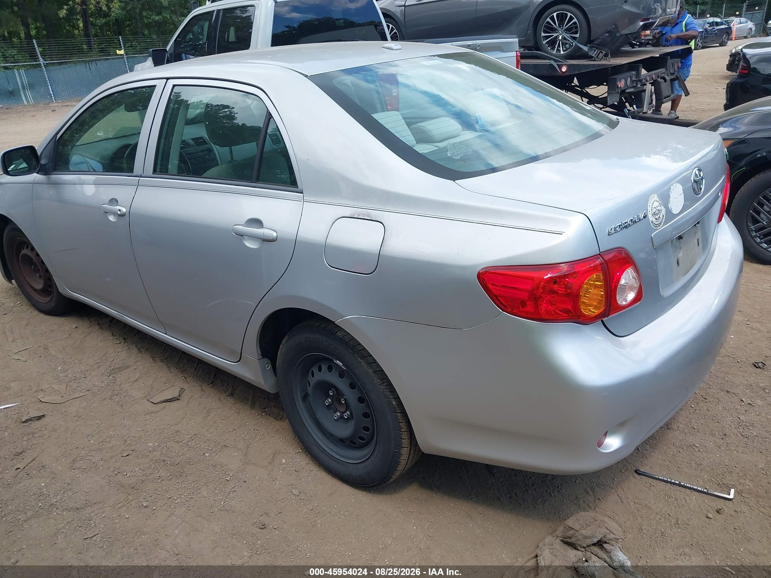 2009 Toyota Corolla Le Silver vin: 2T1BU40E89C152983
