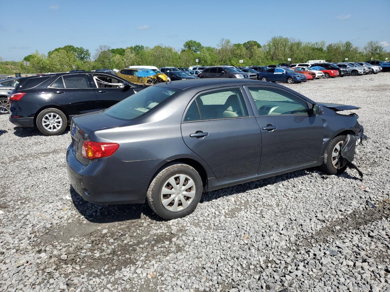2009 Toyota Corolla Base Gray vin: 2T1BU40E89C156743