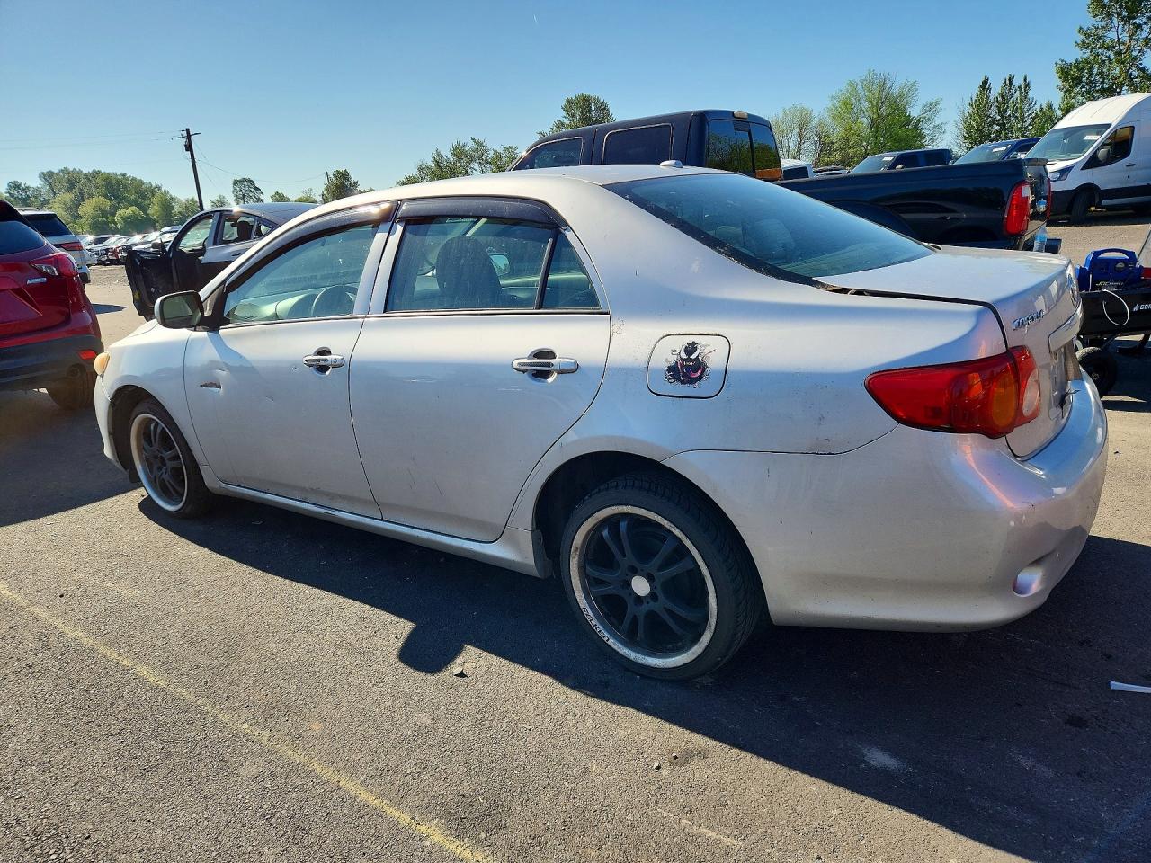 2009 Toyota Corolla Le Серебряный vin: 2T1BU40E89C158492
