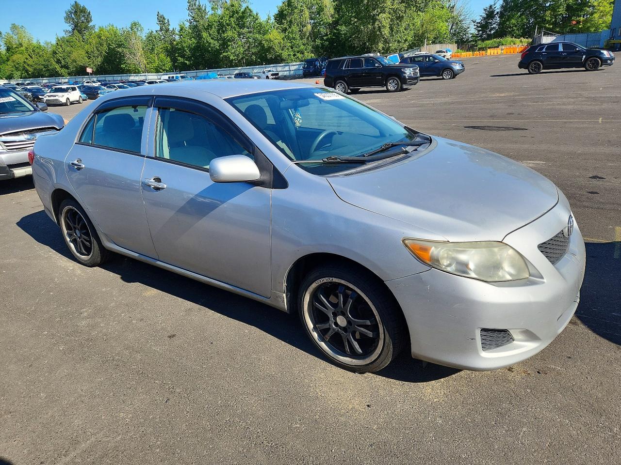 2009 Toyota Corolla Le Серебряный vin: 2T1BU40E89C158492