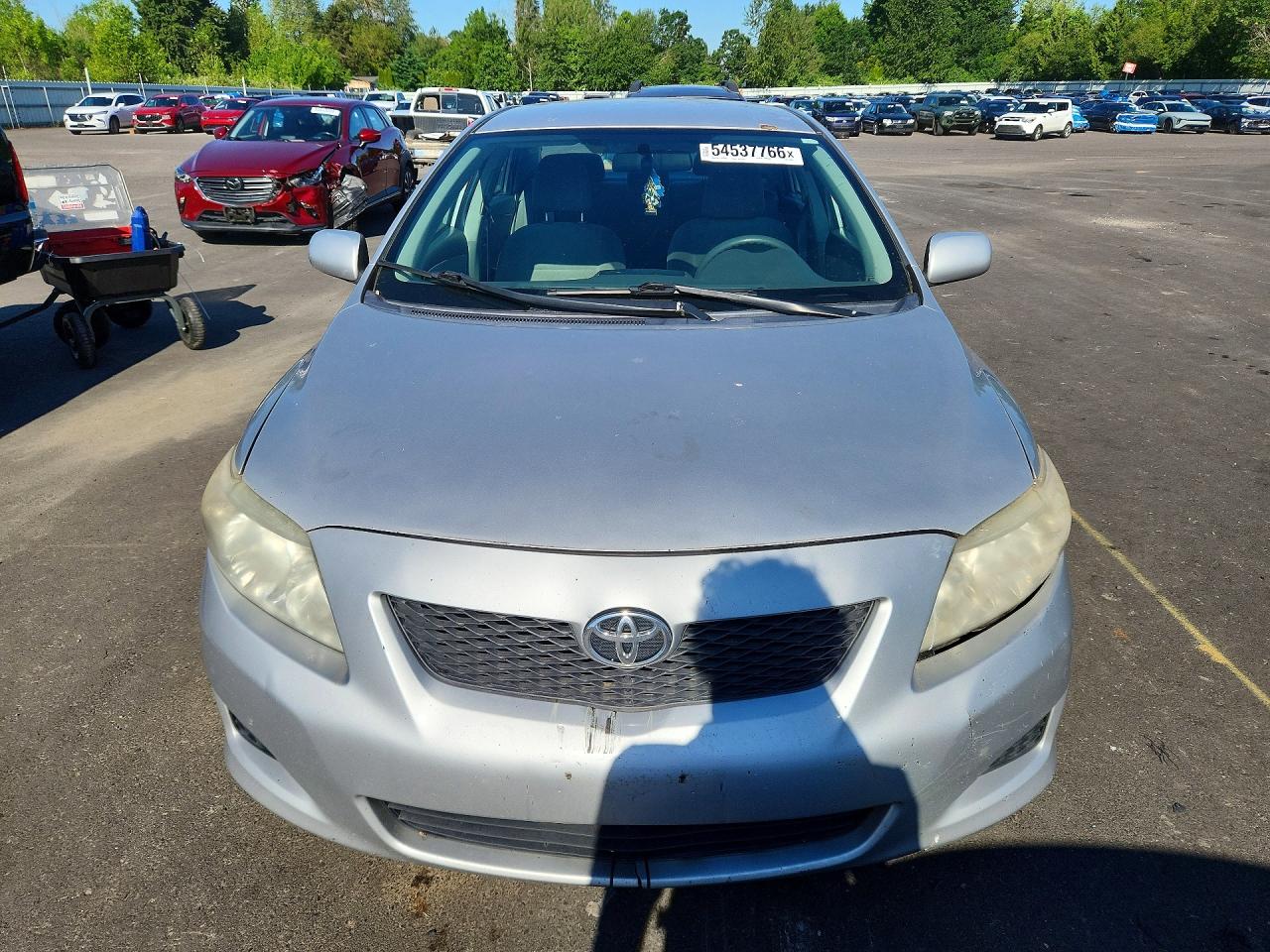 2009 Toyota Corolla Le Серебряный vin: 2T1BU40E89C158492