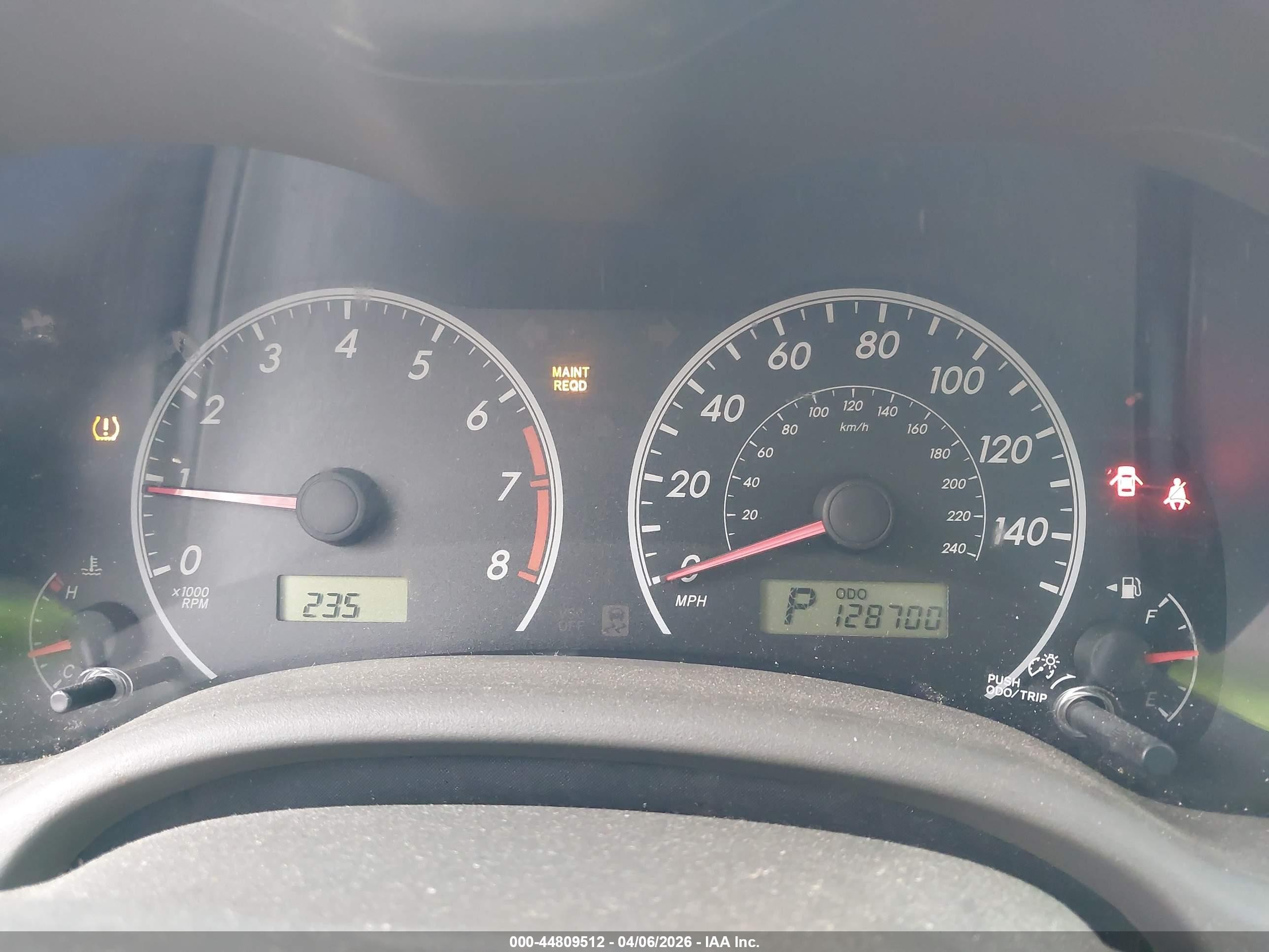 2009 Toyota Corolla Le Red vin: 2T1BU40E89C177740