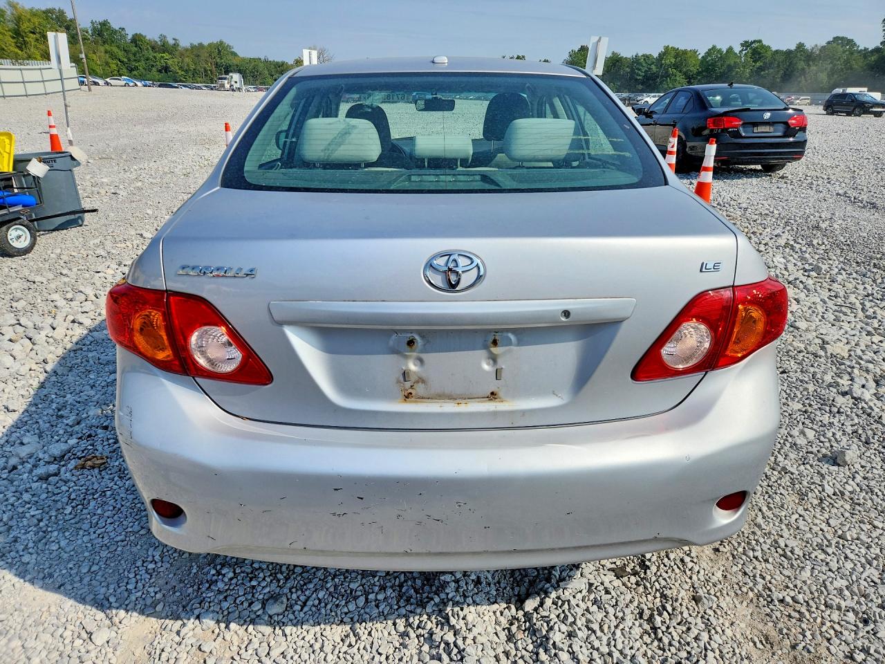 2009 Toyota Corolla Le Silver vin: 2T1BU40E89C186714