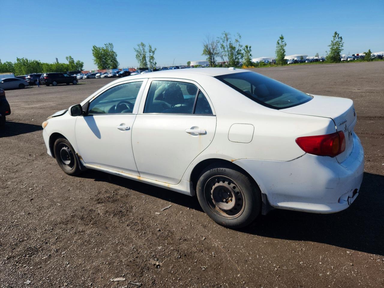 2009 Toyota Corolla Base White vin: 2T1BU40E99C075525