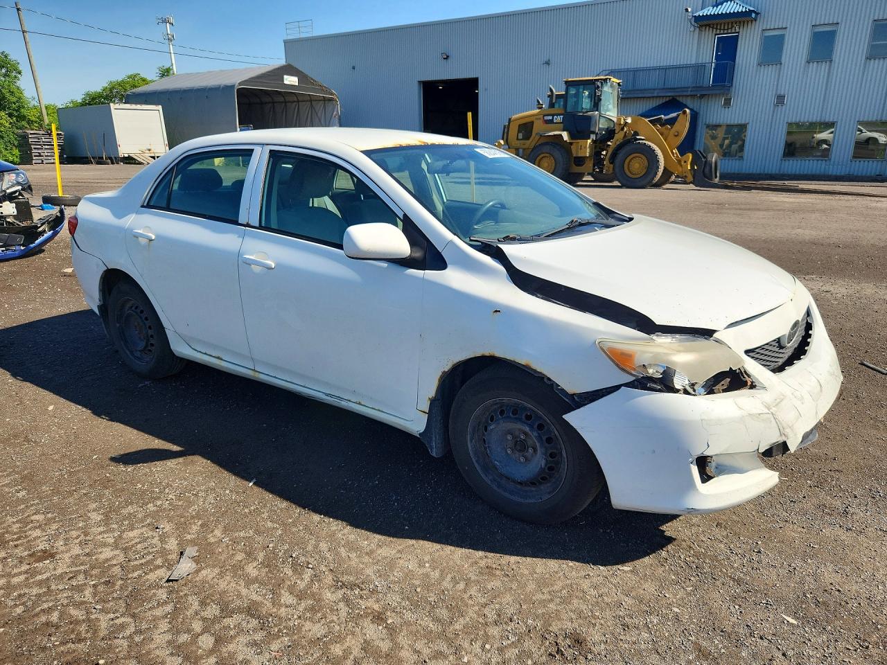 2009 Toyota Corolla Base White vin: 2T1BU40E99C075525