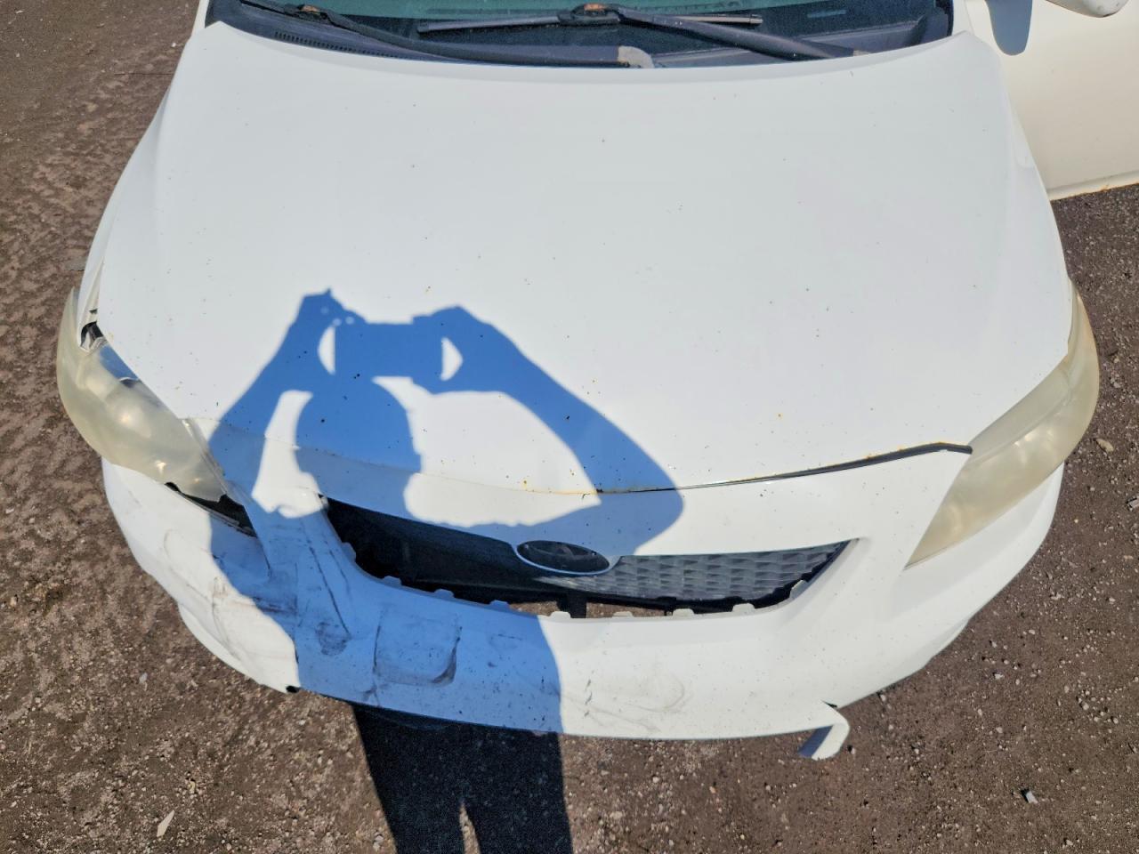 2009 Toyota Corolla Base White vin: 2T1BU40E99C075525