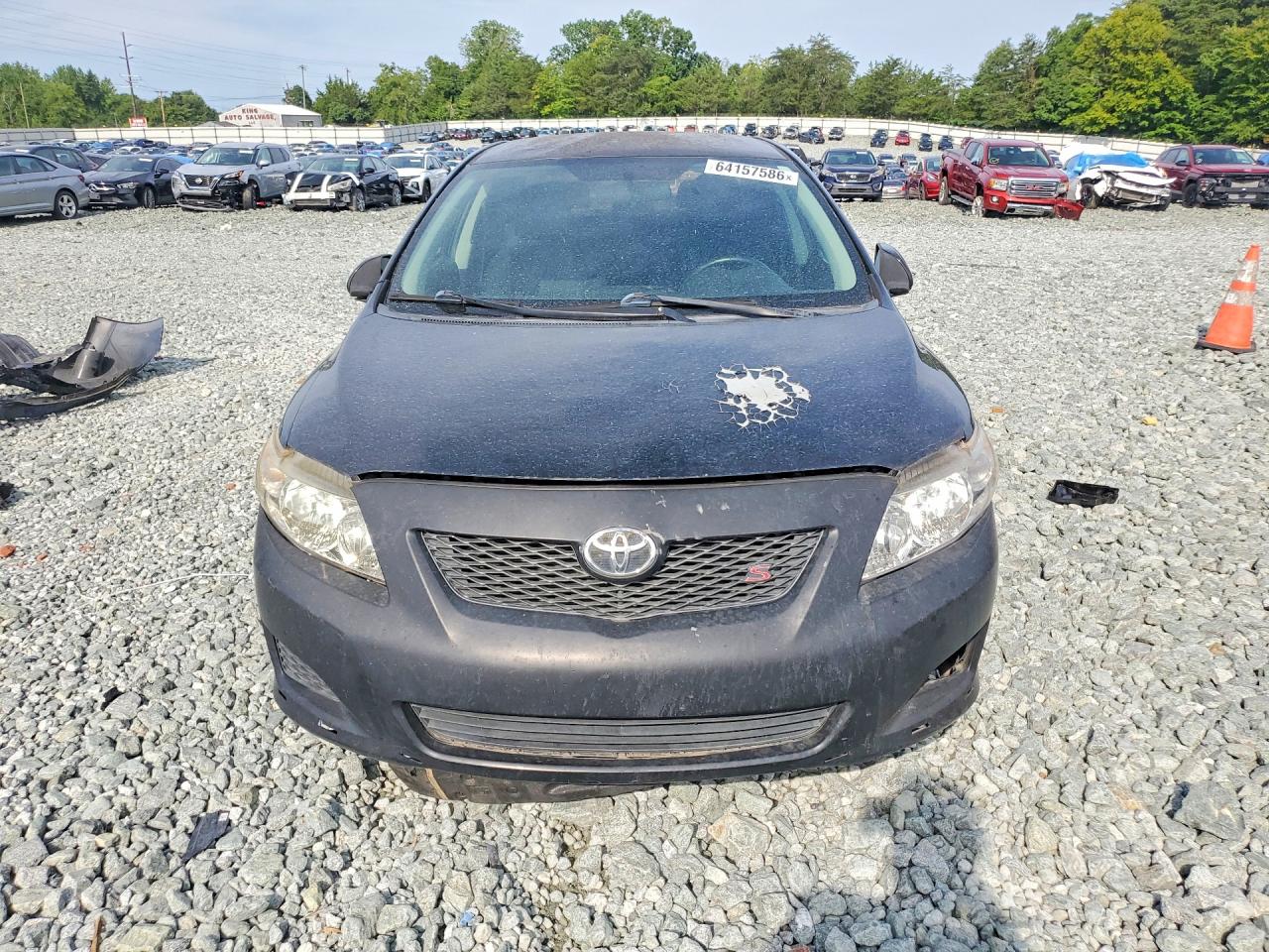 2009 Toyota Corolla S Black vin: 2T1BU40E99C102156