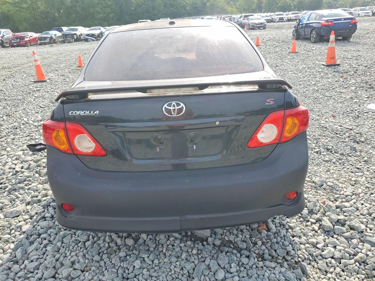 2009 Toyota Corolla S Black vin: 2T1BU40E99C102156