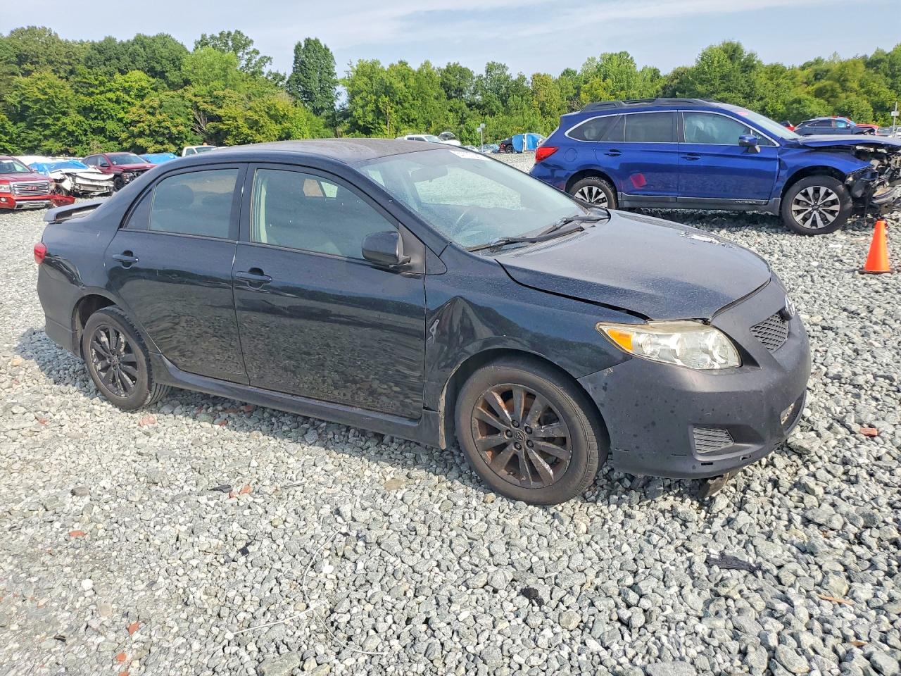 2009 Toyota Corolla S Black vin: 2T1BU40E99C102156