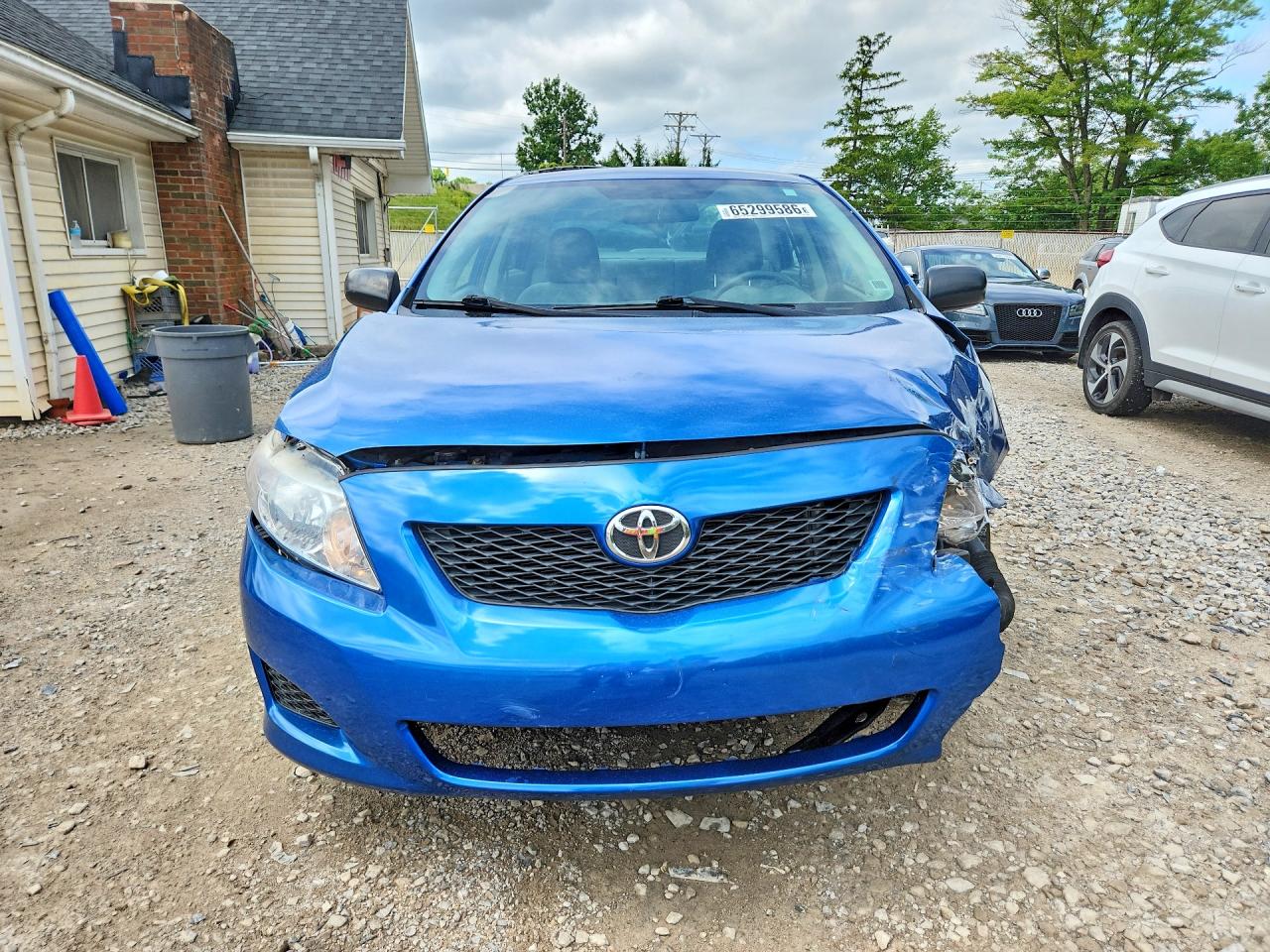 2009 Toyota Corolla Base Blue vin: 2T1BU40E99C118356