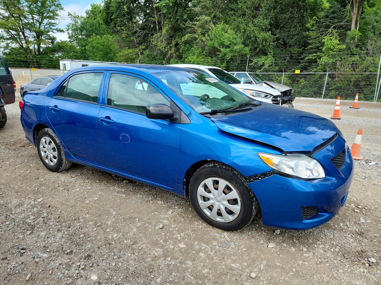 2009 Toyota Corolla Base Blue vin: 2T1BU40E99C118356