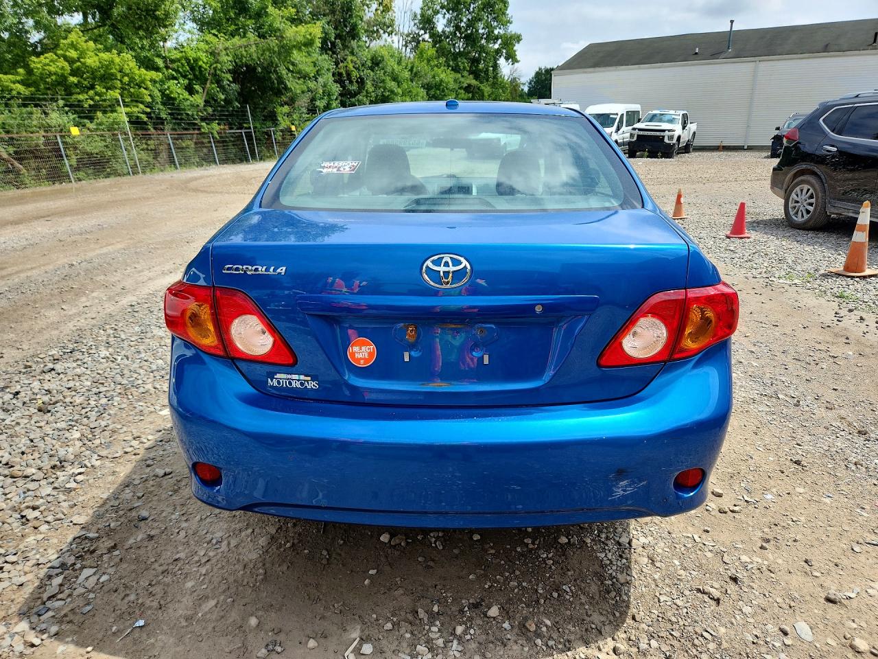 2009 Toyota Corolla Base Blue vin: 2T1BU40E99C118356
