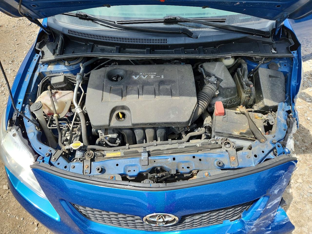 2009 Toyota Corolla Base Blue vin: 2T1BU40E99C118356
