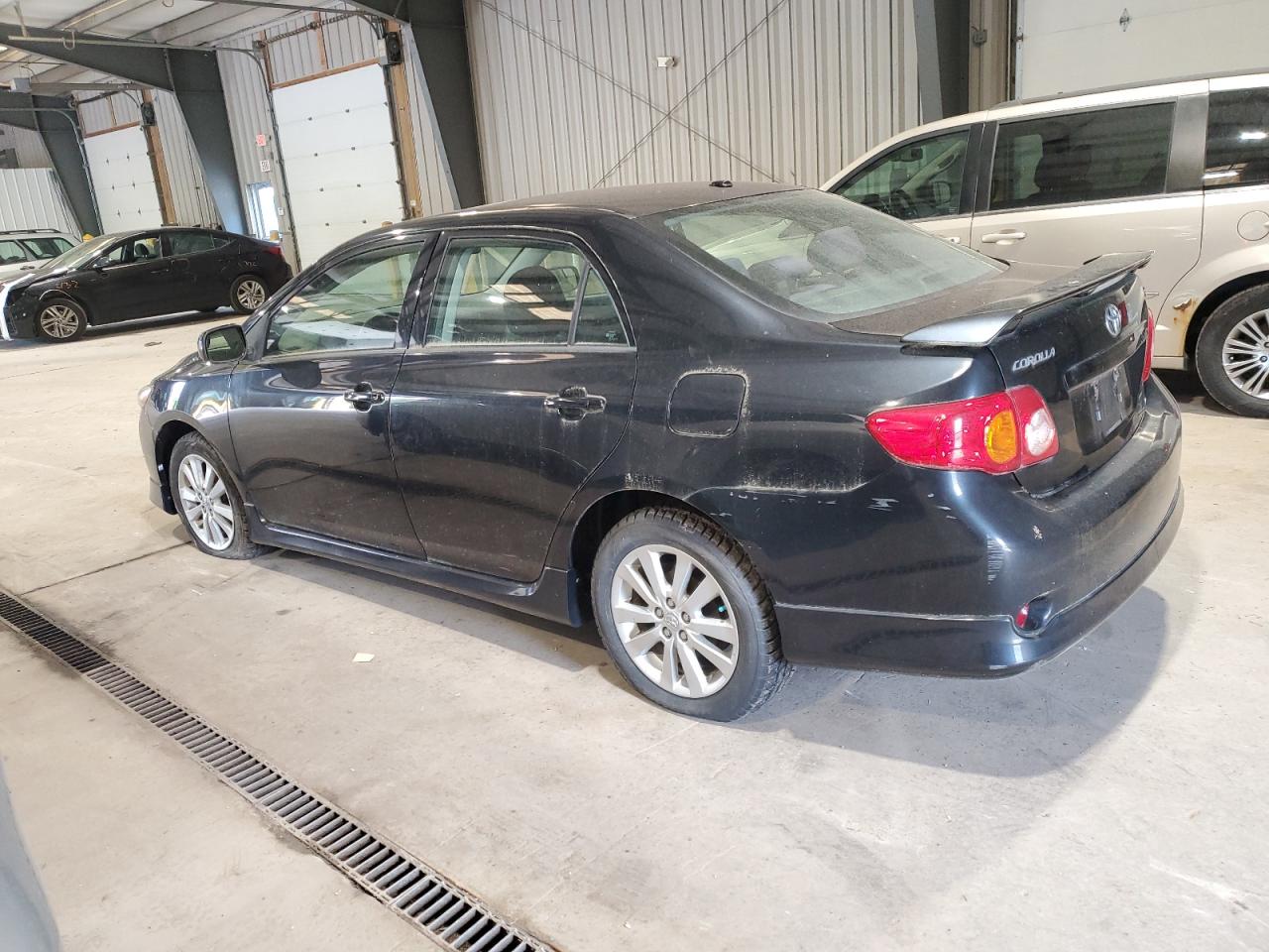 2009 Toyota Corolla Base Black vin: 2T1BU40E99C155374
