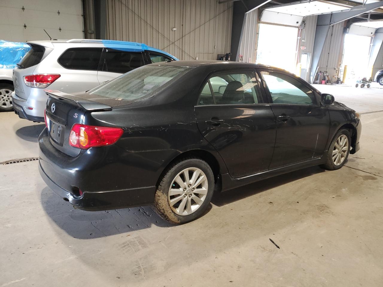 2009 Toyota Corolla Base Black vin: 2T1BU40E99C155374