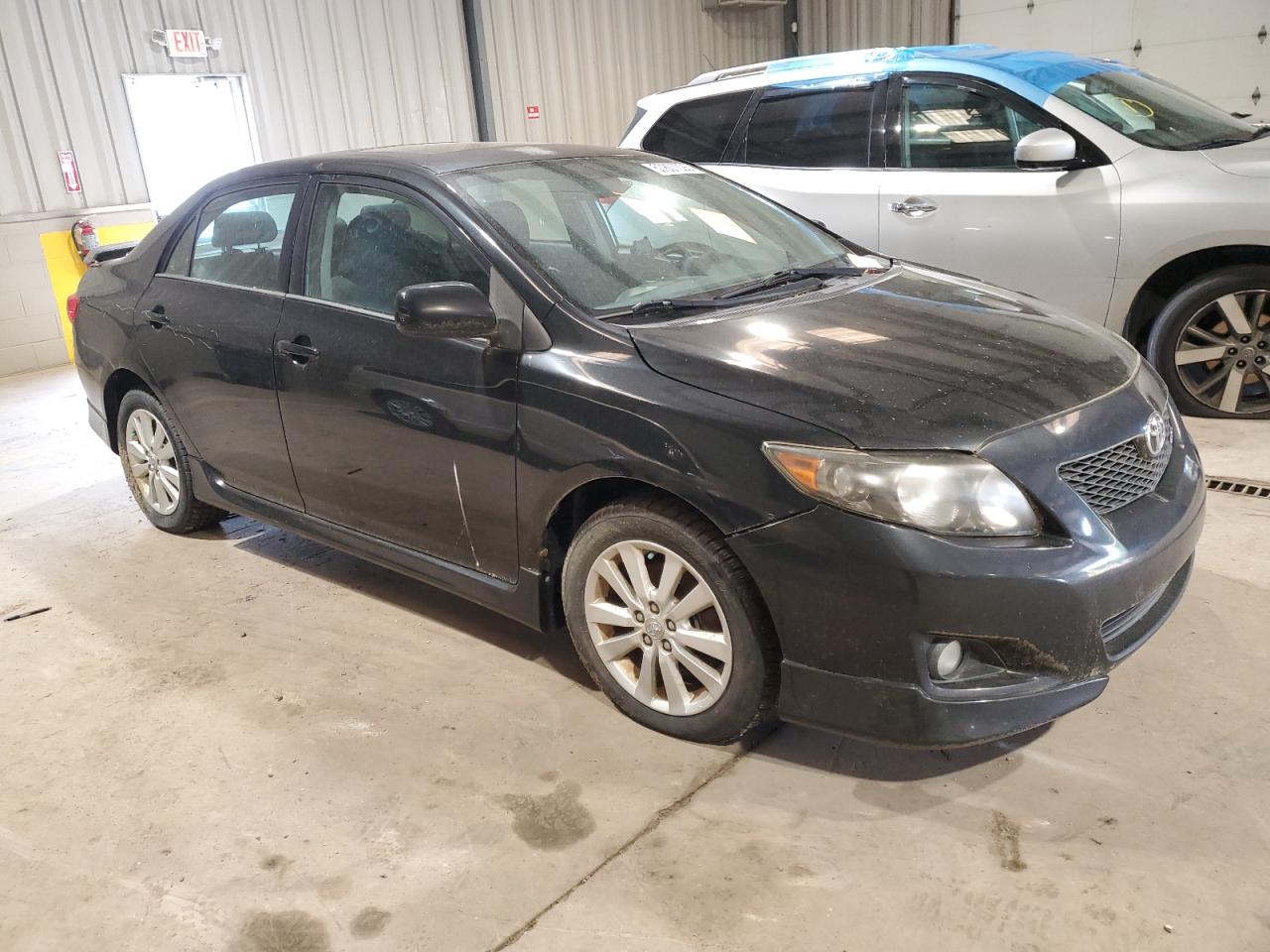 2009 Toyota Corolla Base Black vin: 2T1BU40E99C155374