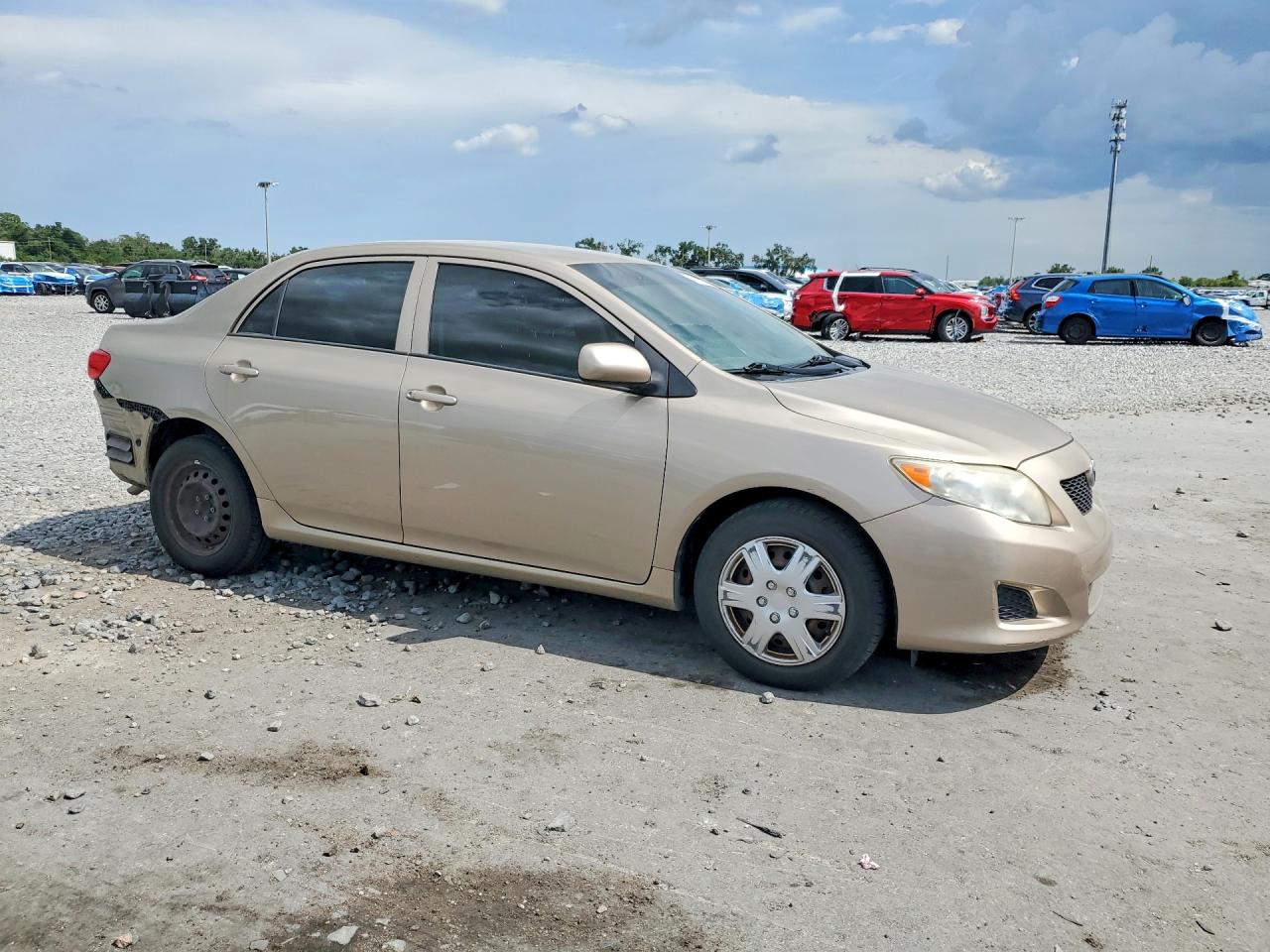 2009 Toyota Corolla Le Beige vin: 2T1BU40E99C157366