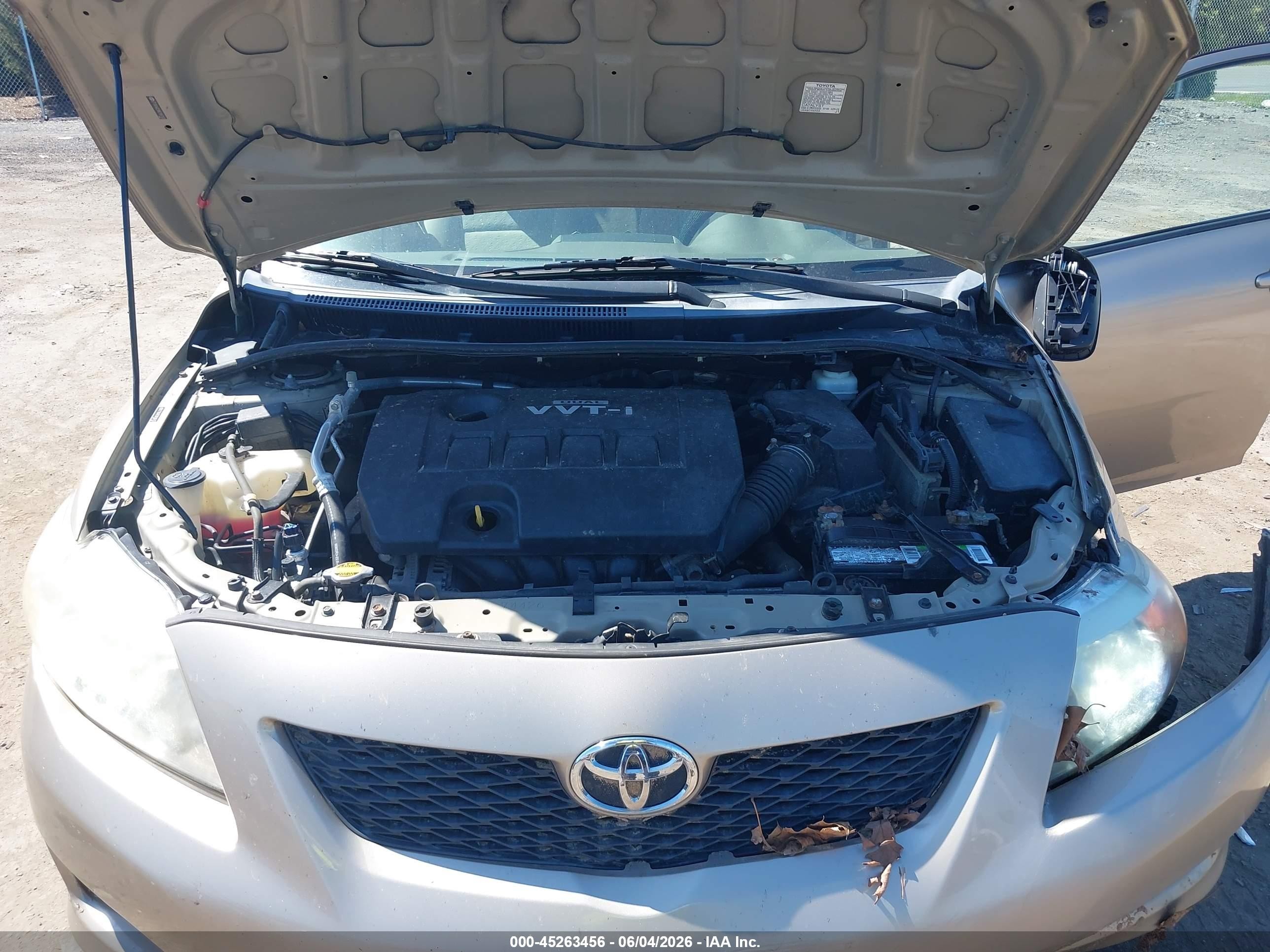 2009 Toyota Corolla Le Gold vin: 2T1BU40E99C166102