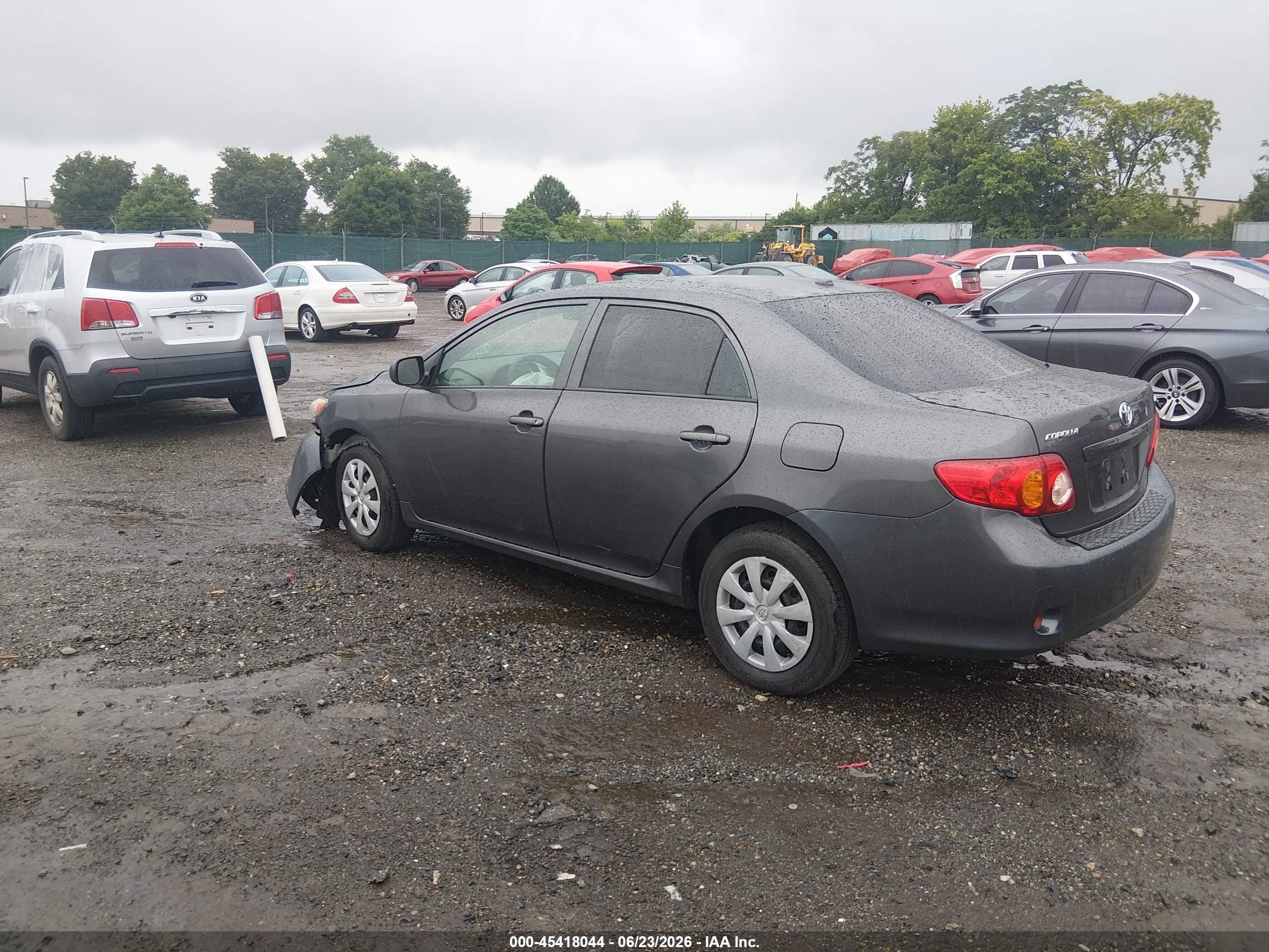 2009 Toyota Corolla Le Gray vin: 2T1BU40E99C181988