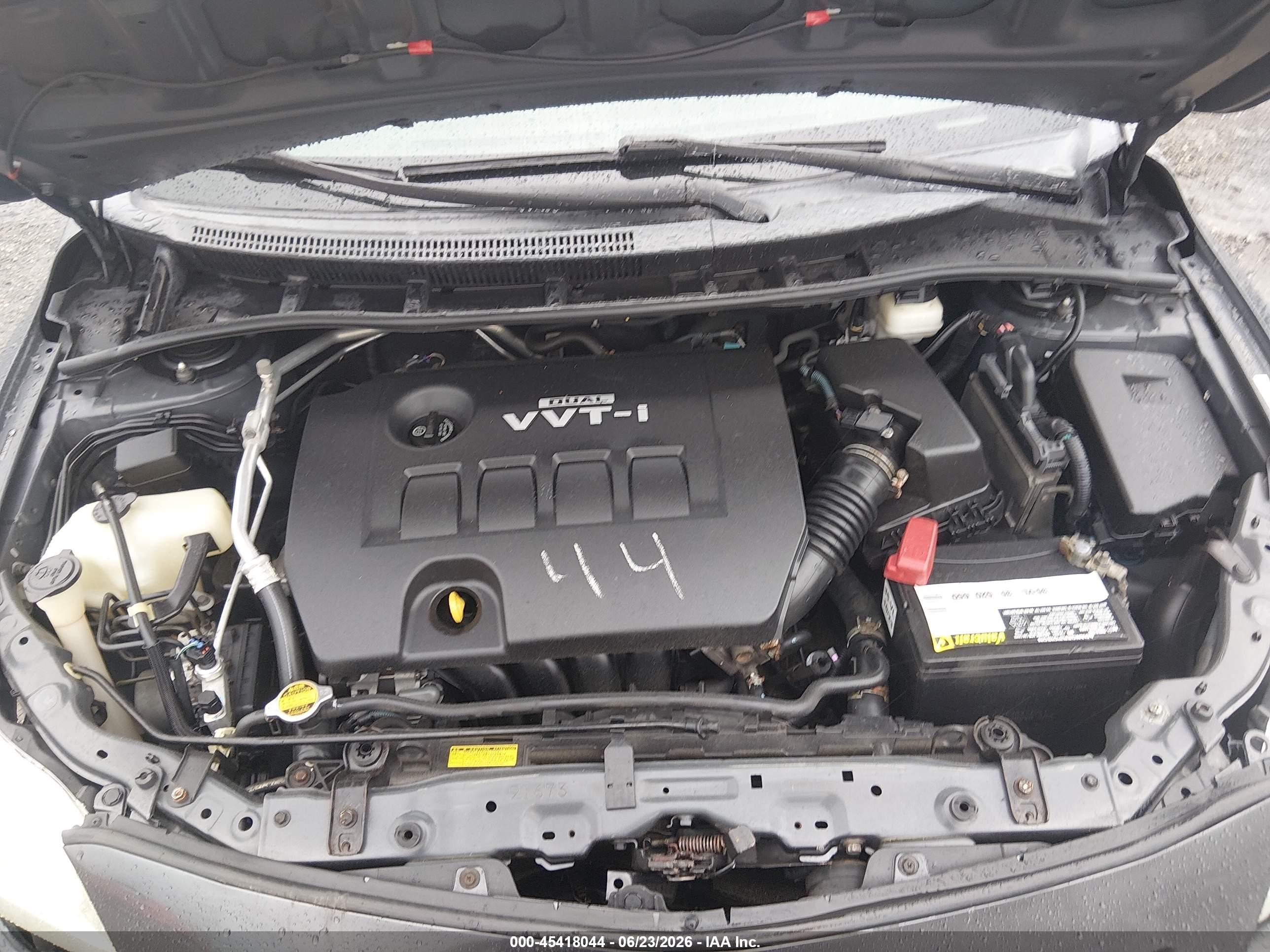 2009 Toyota Corolla Le Gray vin: 2T1BU40E99C181988