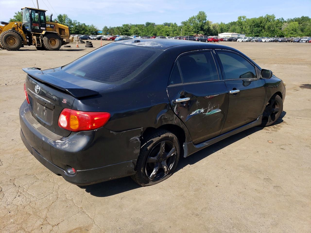2009 Toyota Corolla S Черный vin: 2T1BU40E99C182901