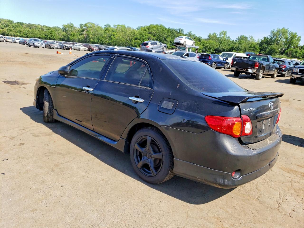 2009 Toyota Corolla S Черный vin: 2T1BU40E99C182901