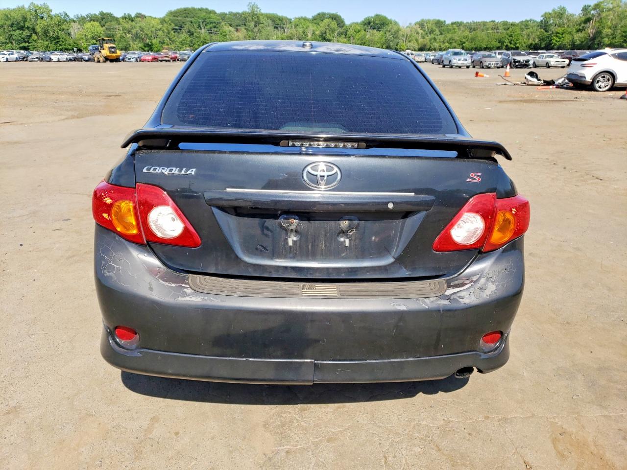 2009 Toyota Corolla S Черный vin: 2T1BU40E99C182901