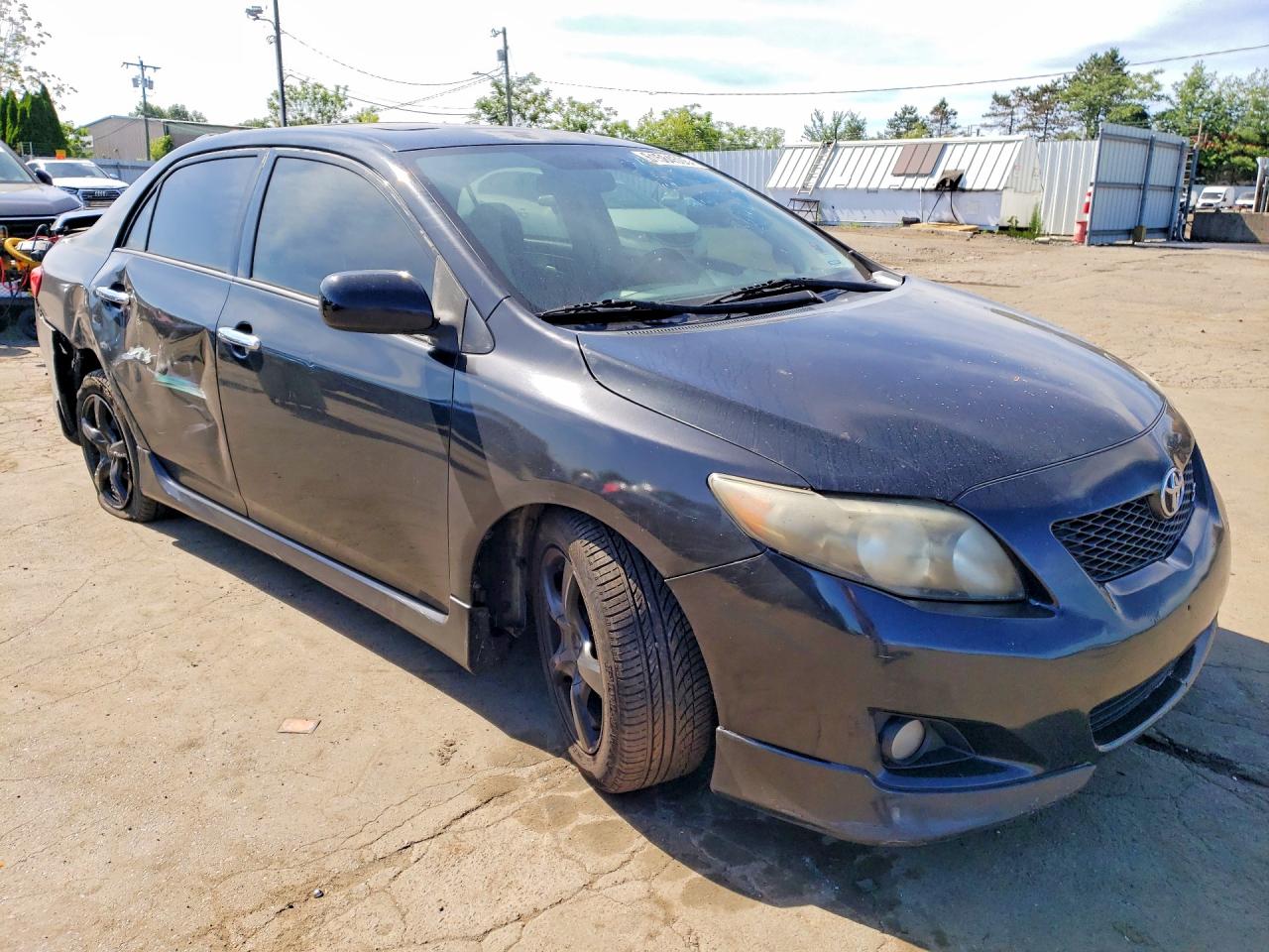 2009 Toyota Corolla S Черный vin: 2T1BU40E99C182901