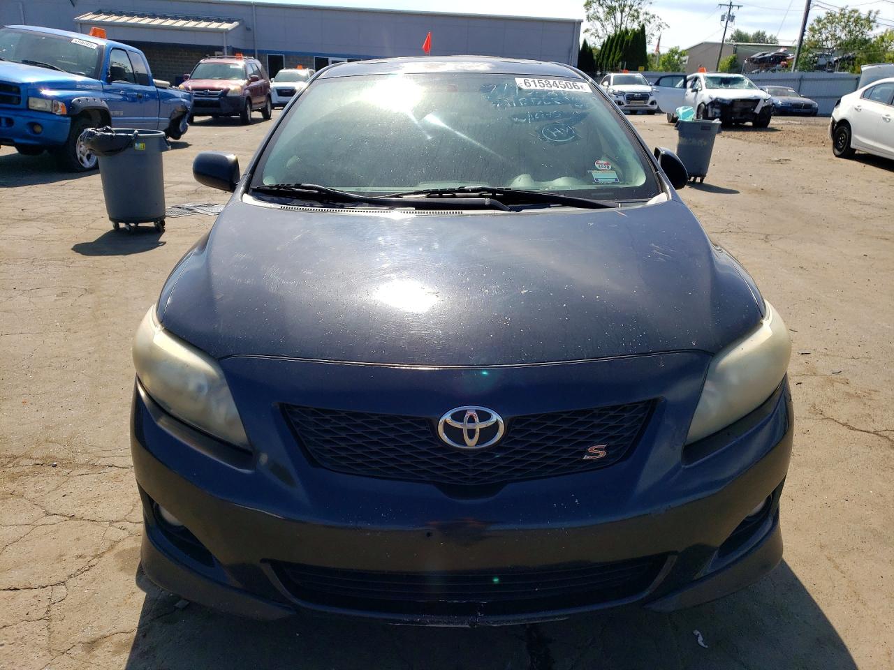 2009 Toyota Corolla S Черный vin: 2T1BU40E99C182901