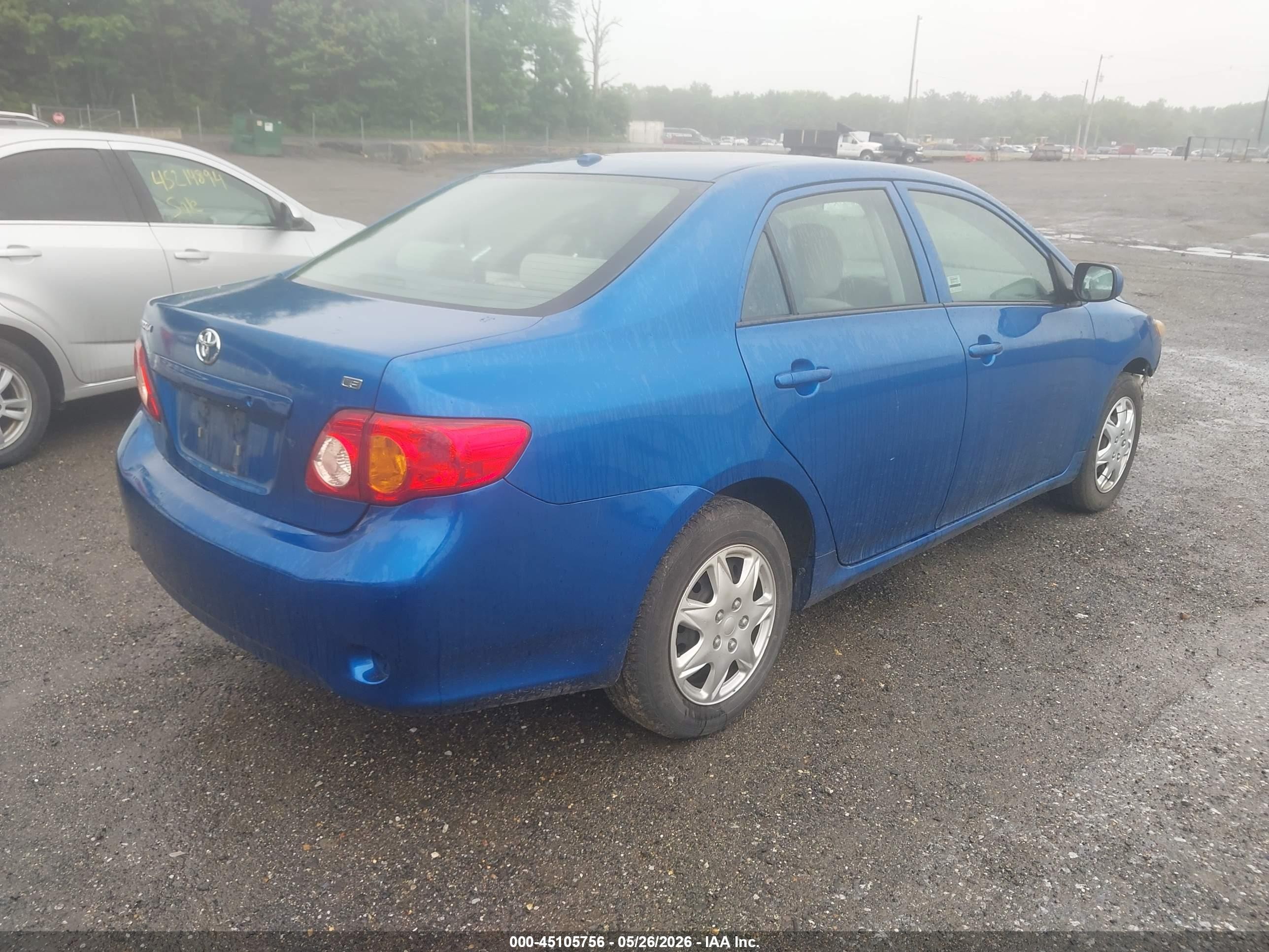 2009 Toyota Corolla Le Blue vin: 2T1BU40EX9C017911