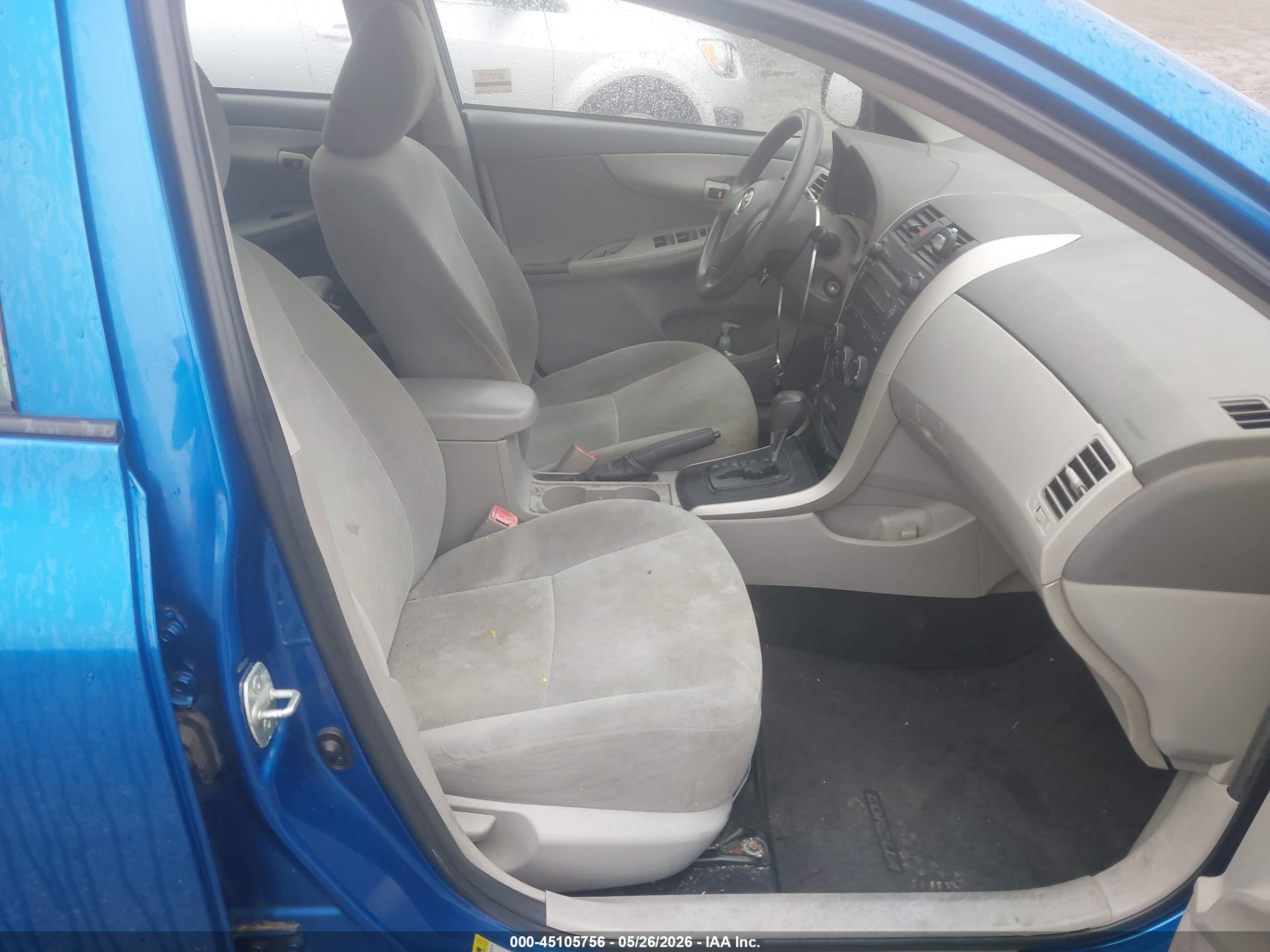 2009 Toyota Corolla Le Blue vin: 2T1BU40EX9C017911