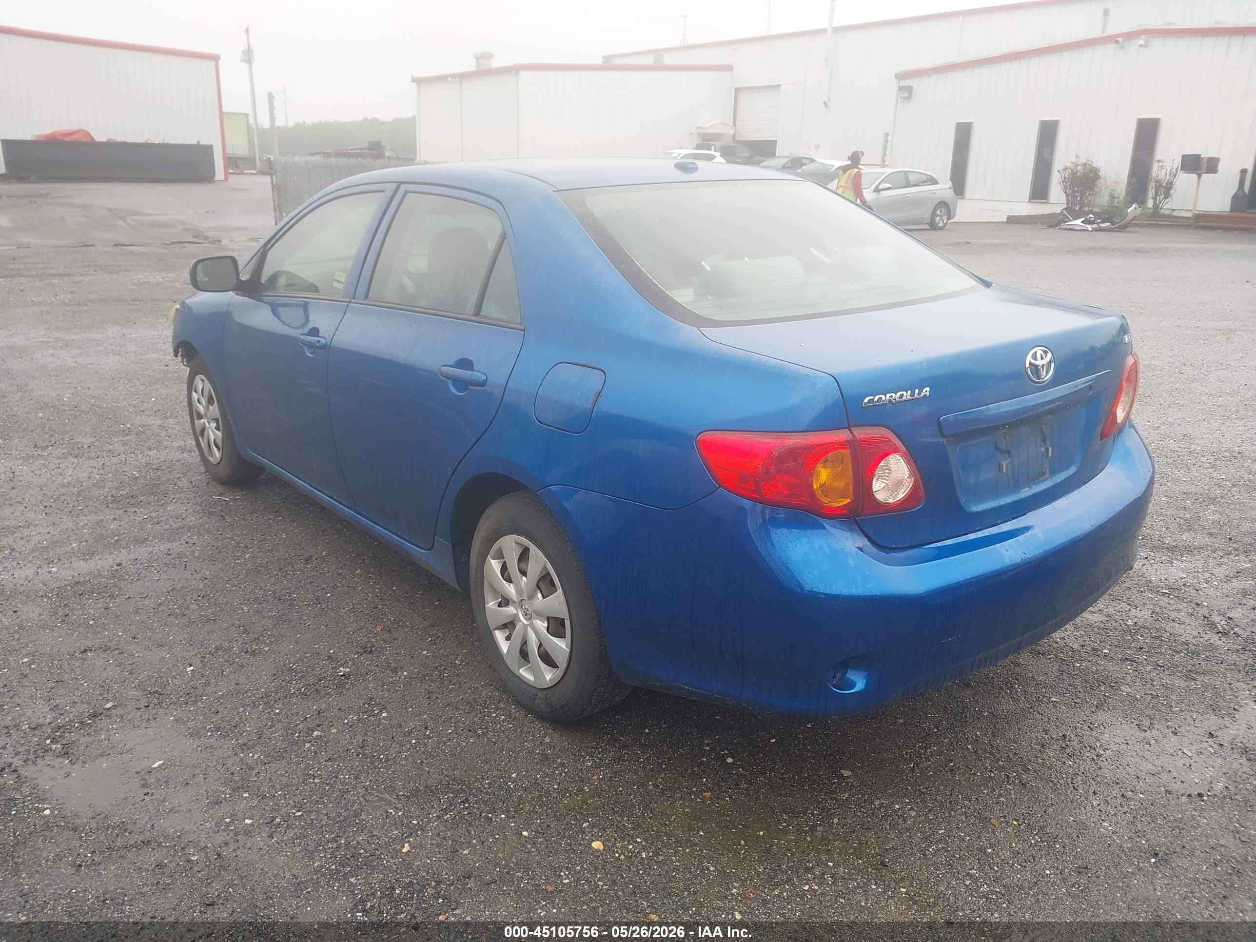 2009 Toyota Corolla Le Blue vin: 2T1BU40EX9C017911