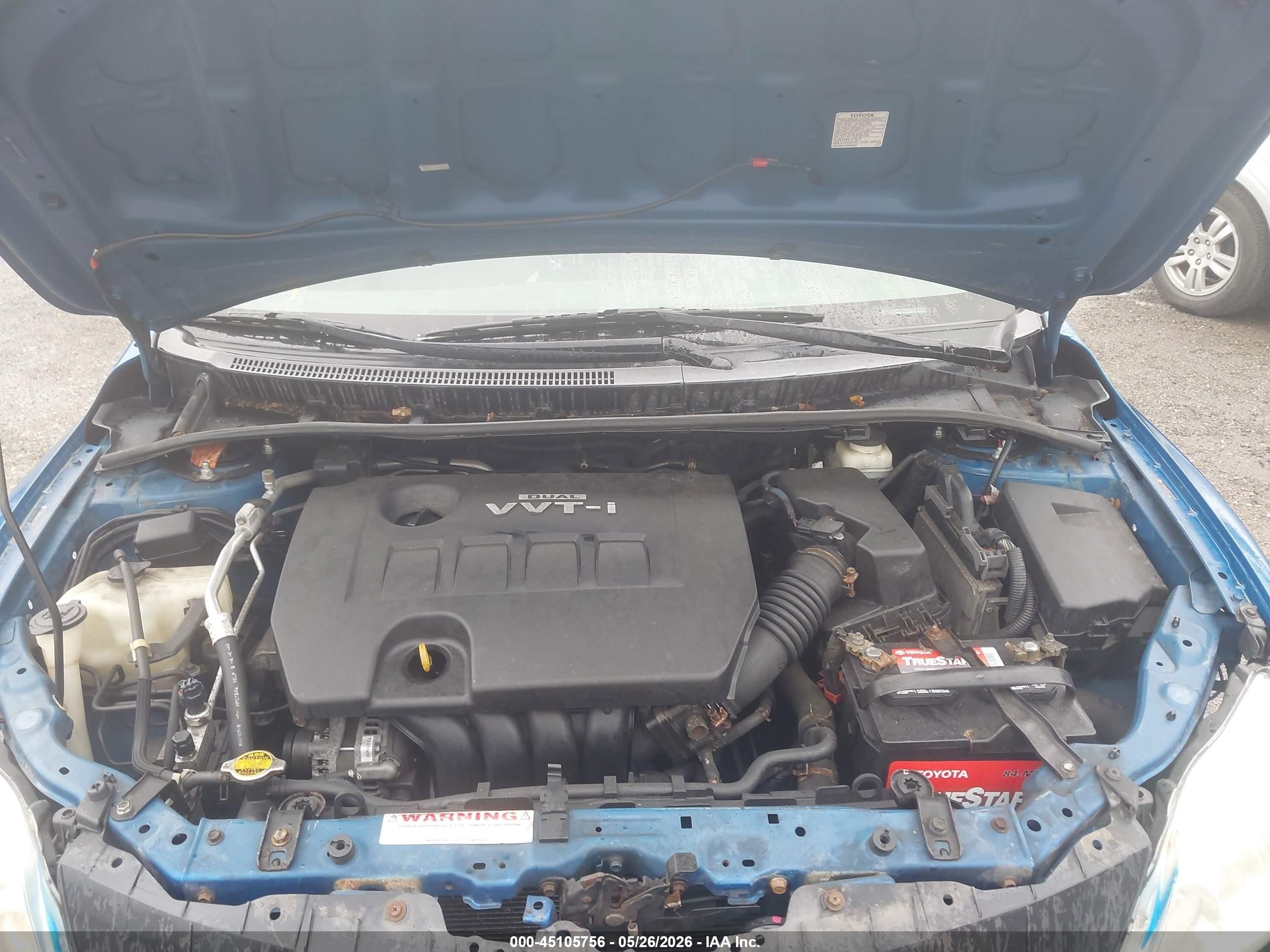 2009 Toyota Corolla Le Blue vin: 2T1BU40EX9C017911