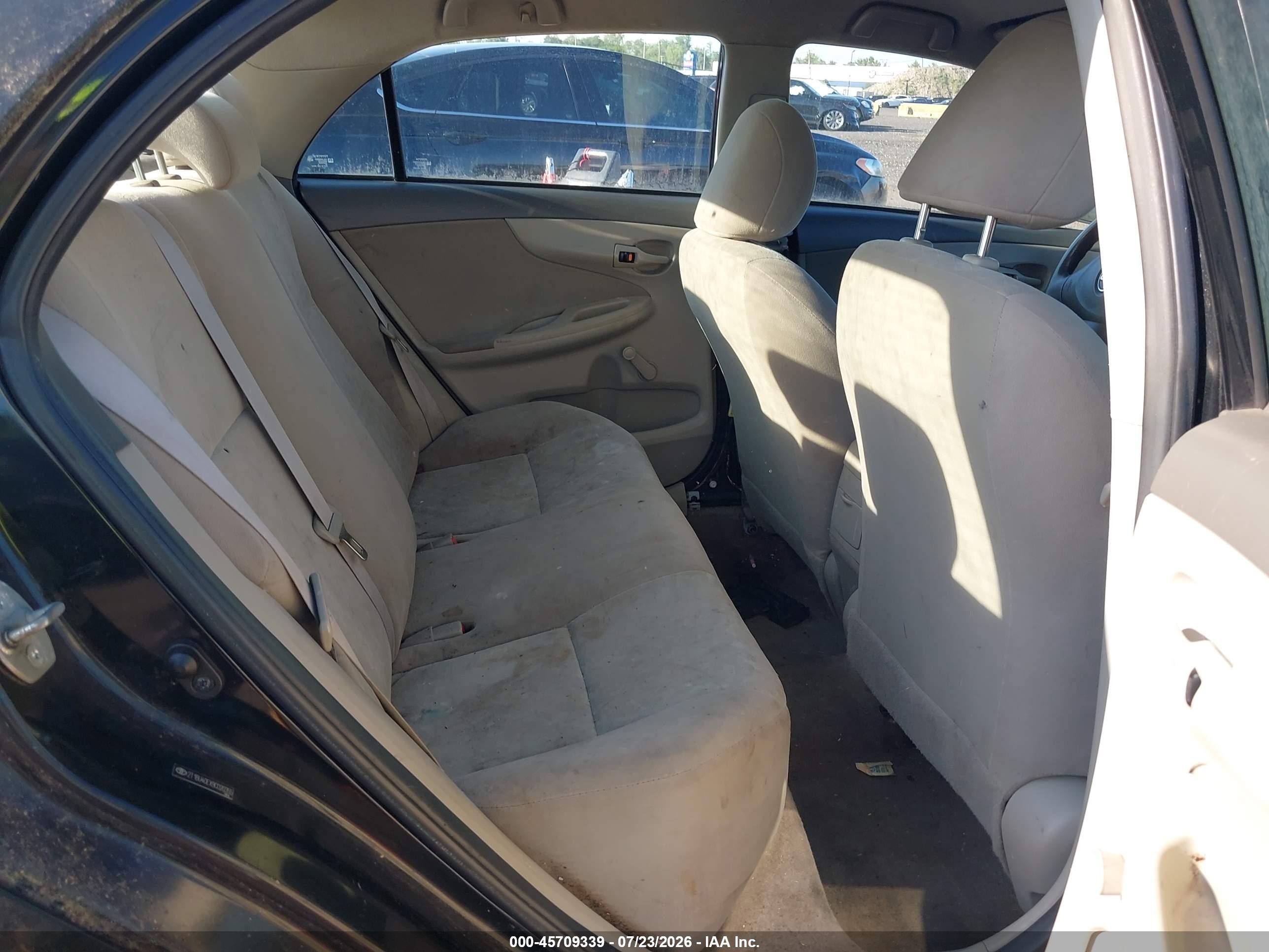 2009 Toyota Corolla Черный vin: 2T1BU40EX9C020355