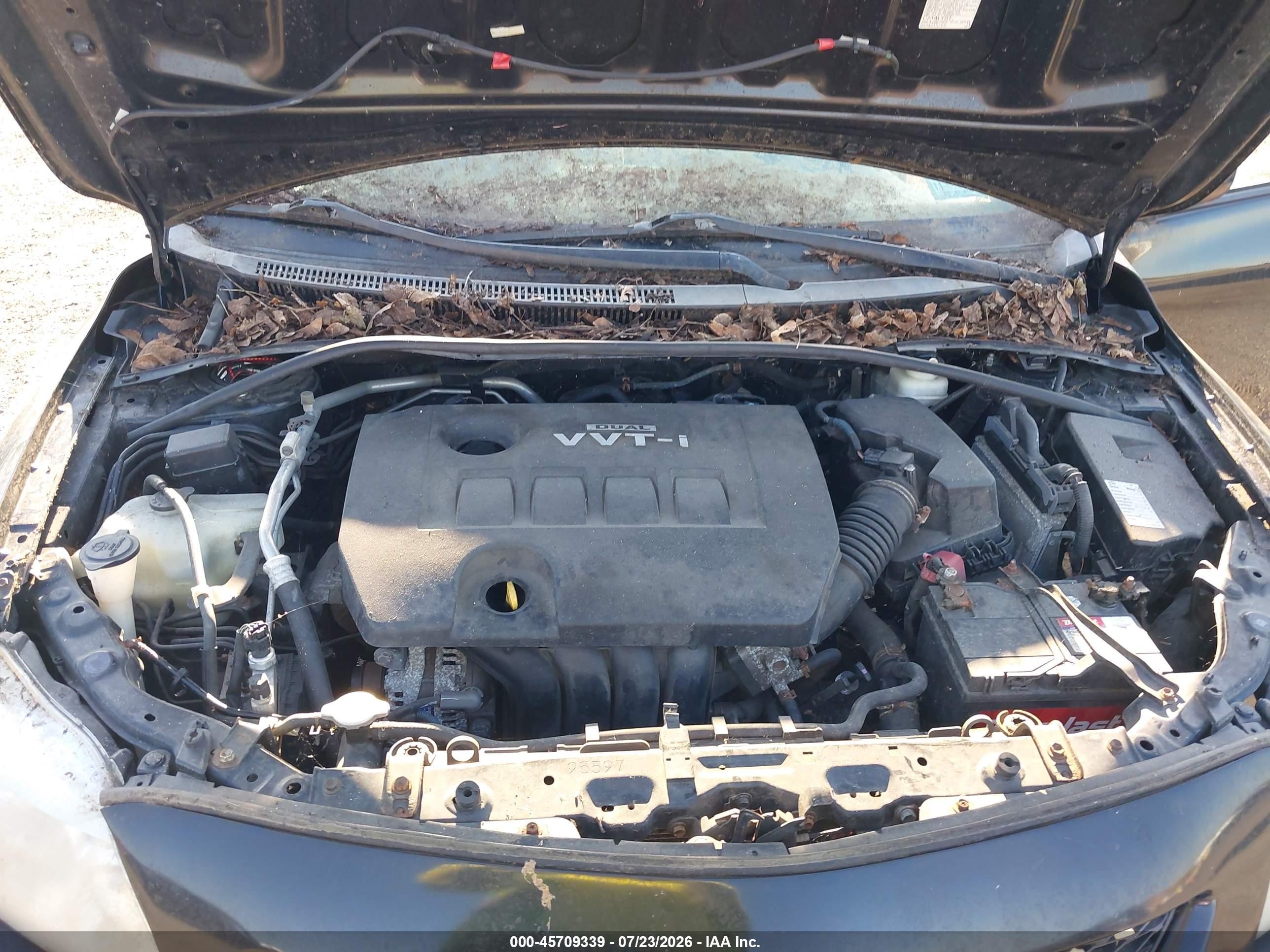 2009 Toyota Corolla Черный vin: 2T1BU40EX9C020355