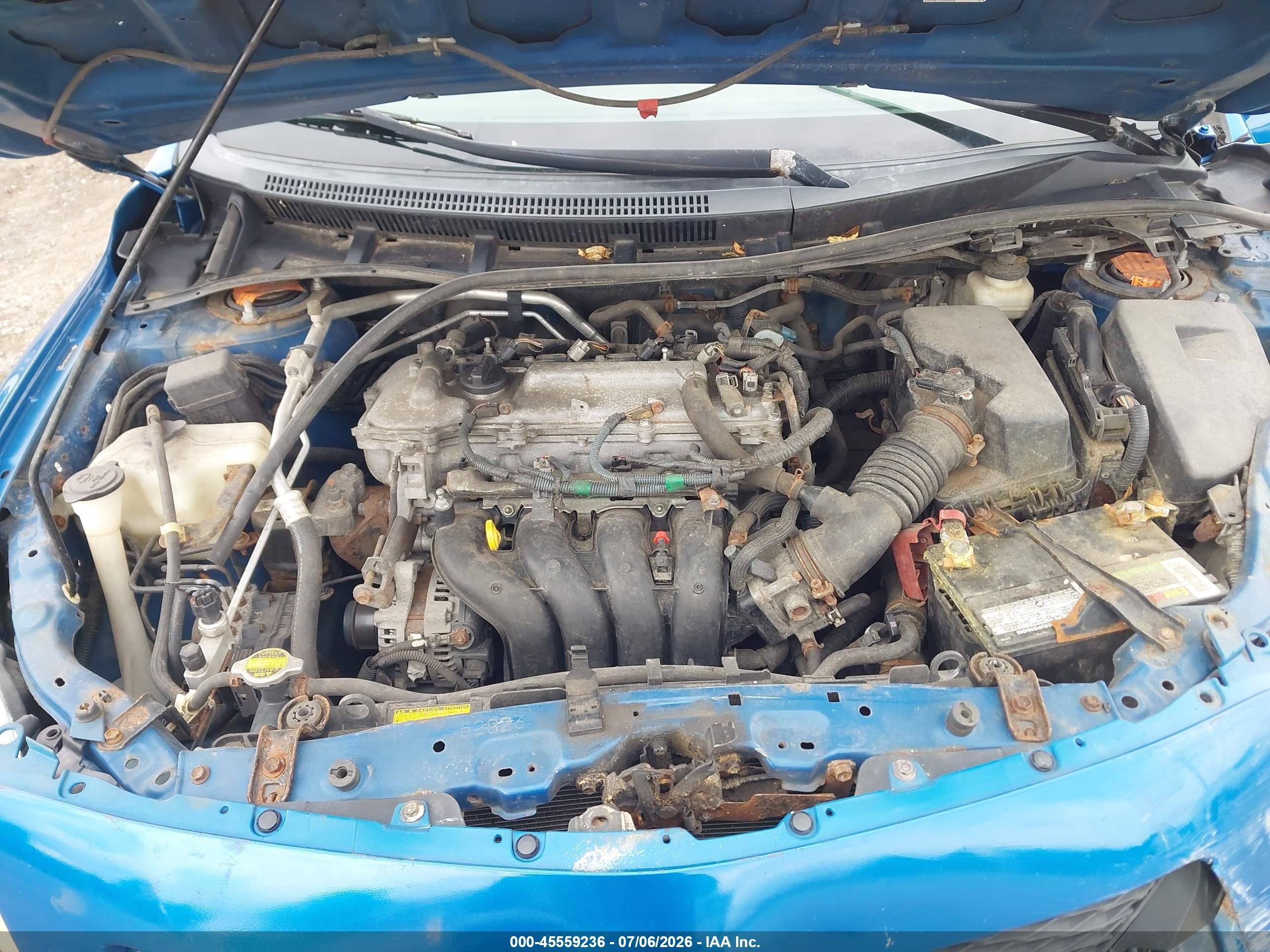 2009 Toyota Corolla S Blue vin: 2T1BU40EX9C024969