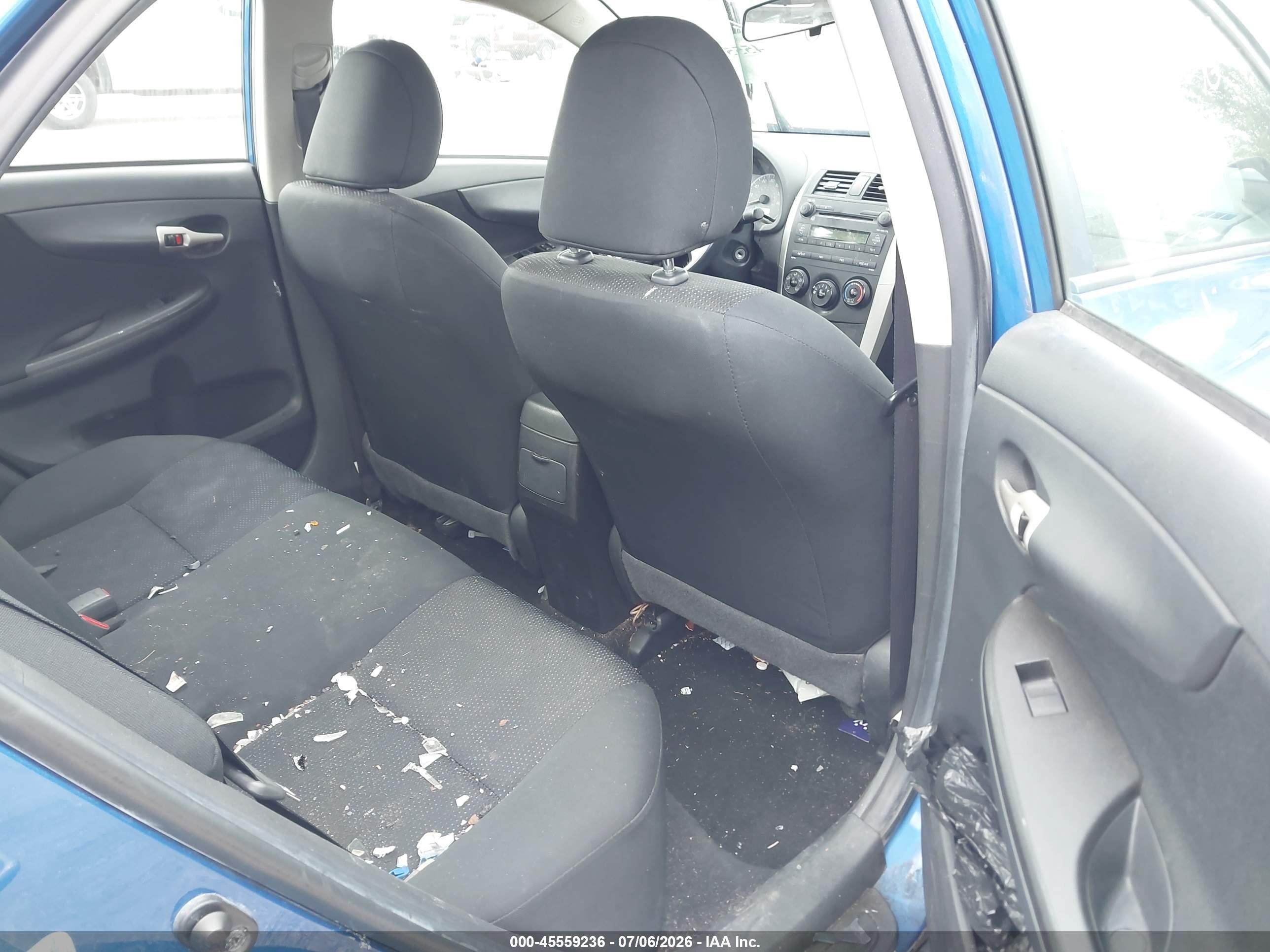 2009 Toyota Corolla S Blue vin: 2T1BU40EX9C024969