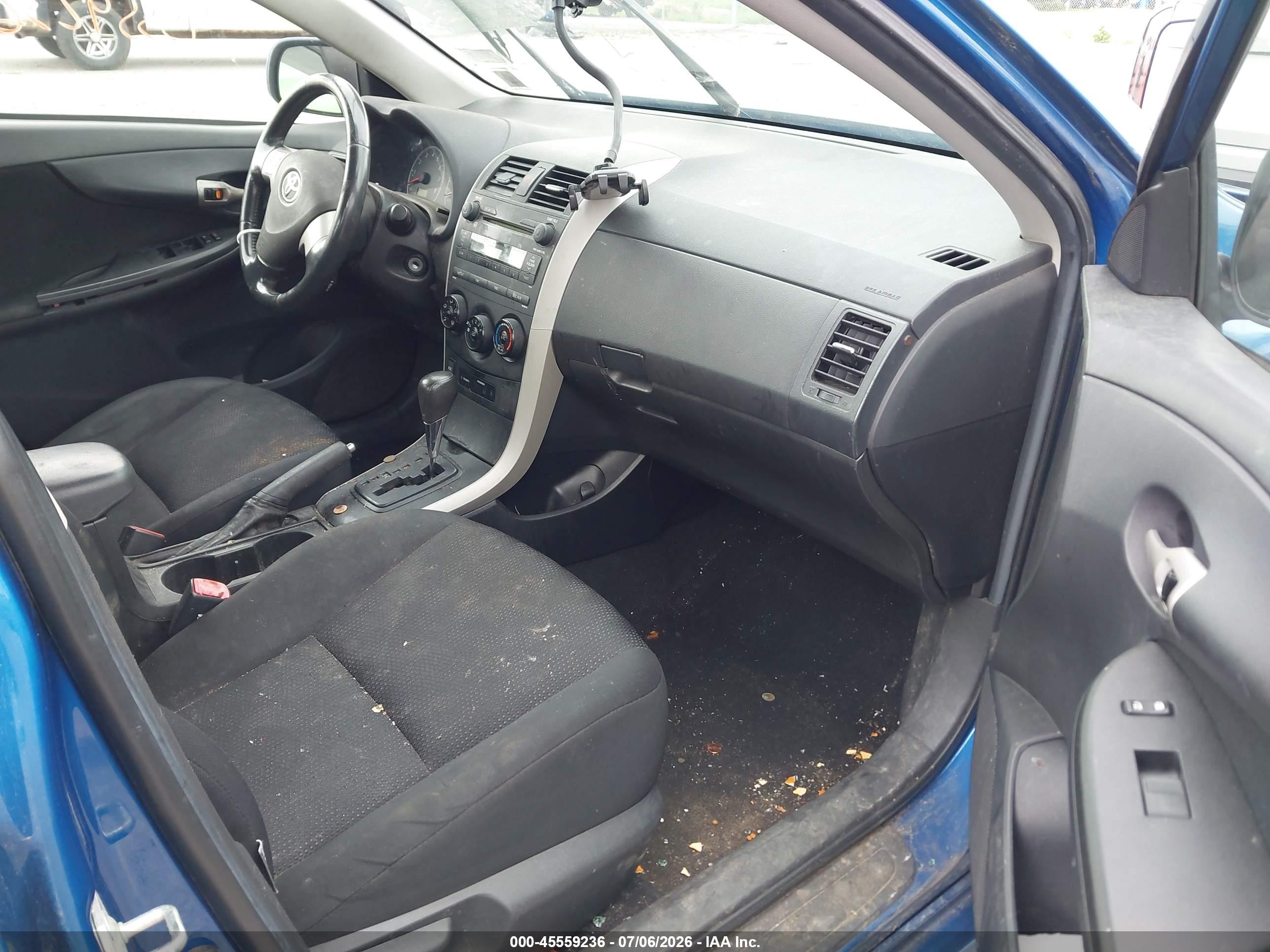 2009 Toyota Corolla S Blue vin: 2T1BU40EX9C024969