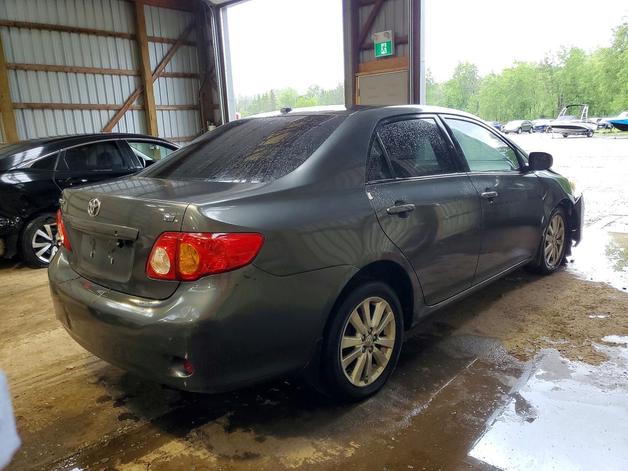 2009 Toyota Corolla Base Charcoal vin: 2T1BU40EX9C032098