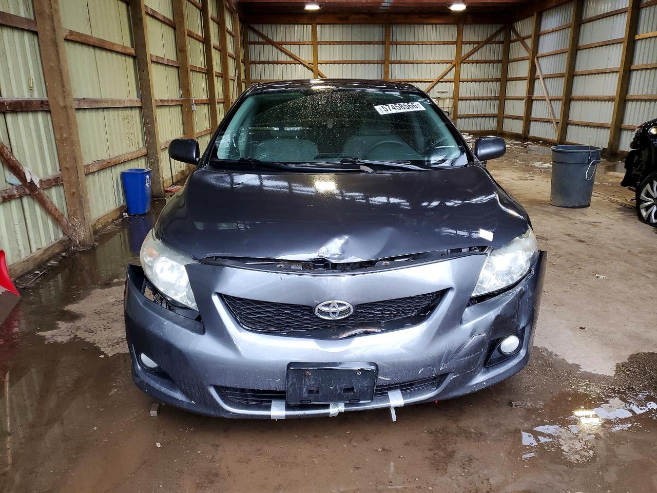2009 Toyota Corolla Base Charcoal vin: 2T1BU40EX9C032098