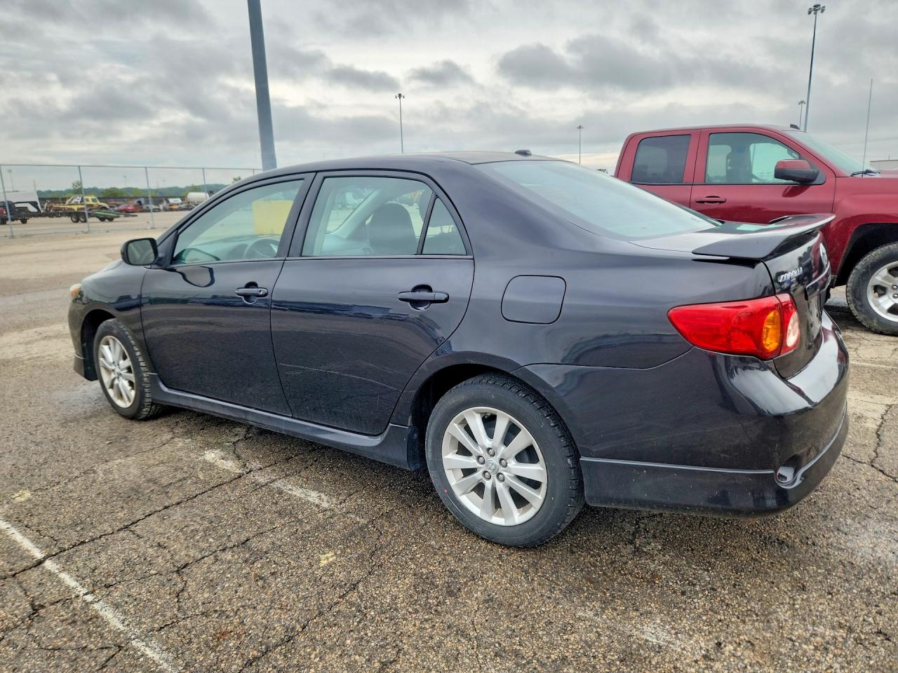 2009 Toyota Corolla S Black vin: 2T1BU40EX9C050097
